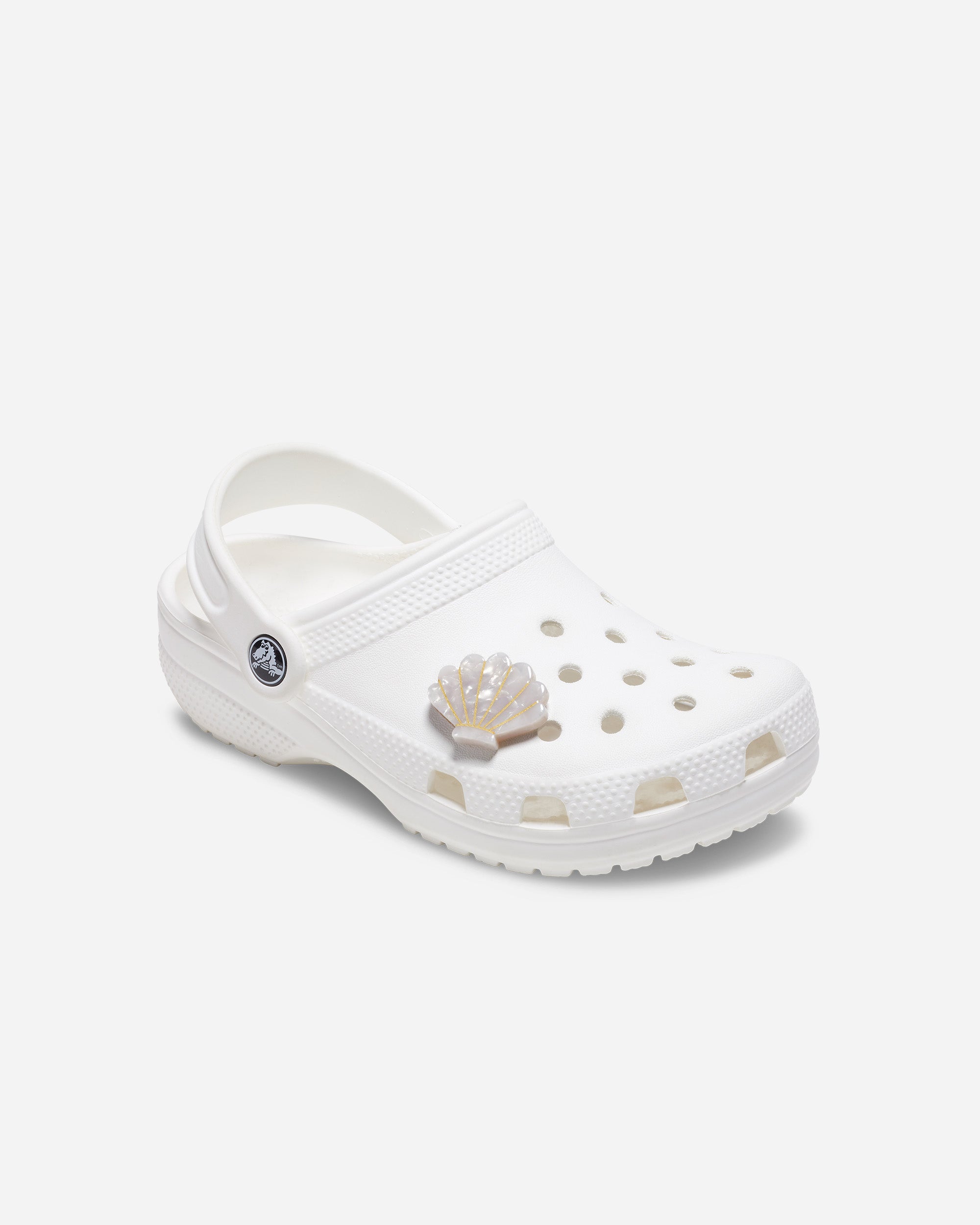 Crocs Jibbitz White and Gold Seashell 10015367