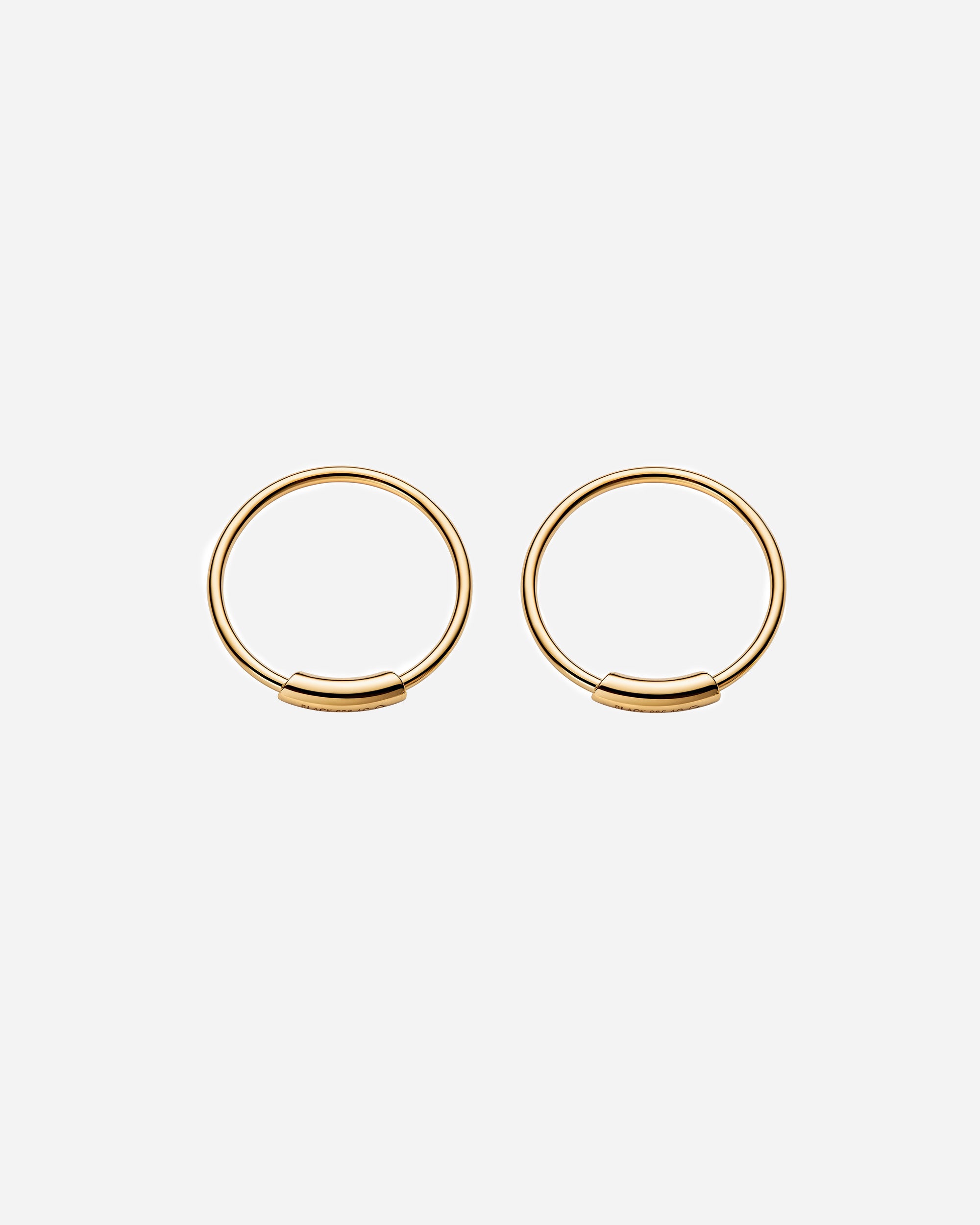 Maria Black Basic 12 Hoops Goldplated Silver Gold 100217
