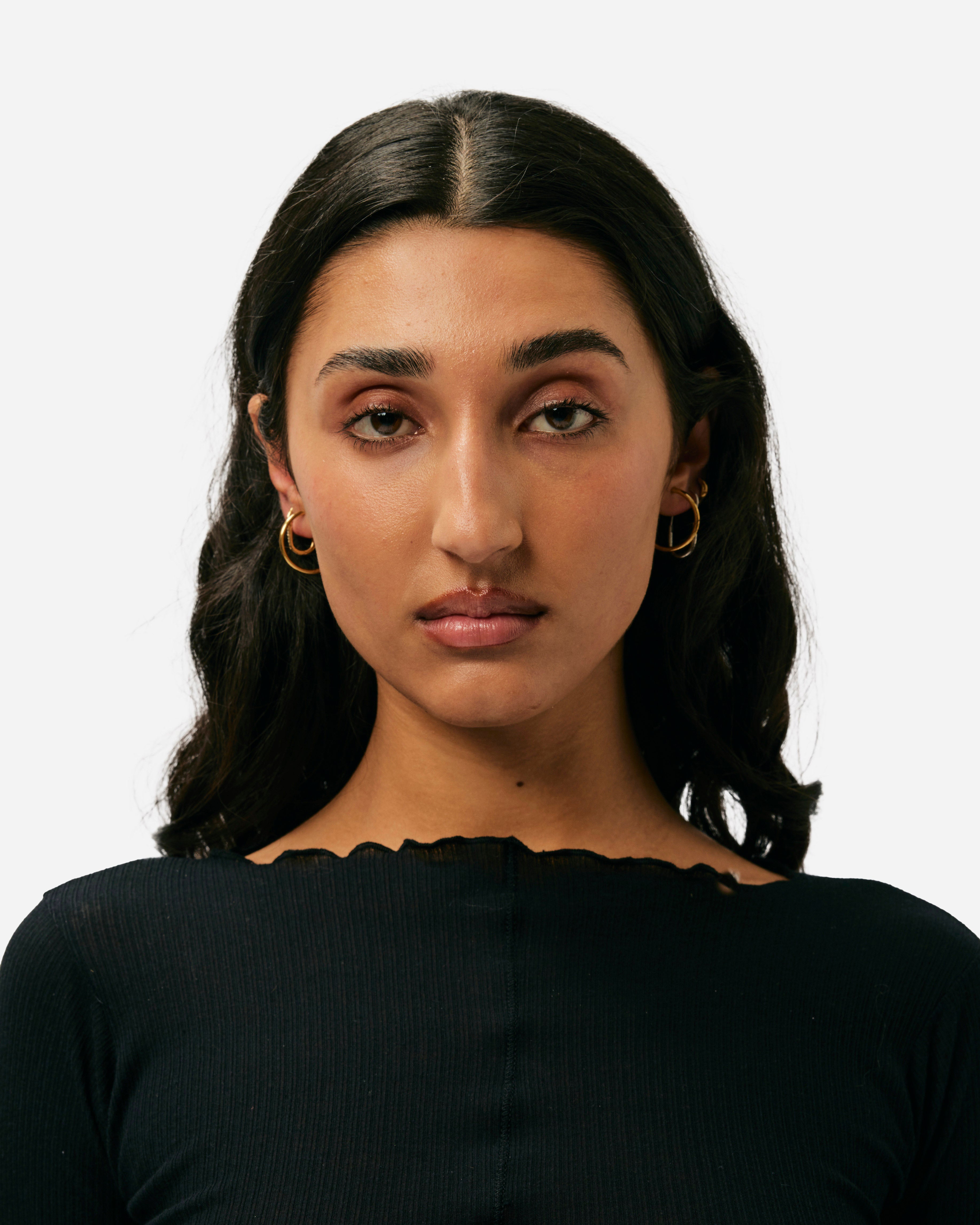 Maria Black Senorita 20 Hoops Goldplated Silver 100703YG-20