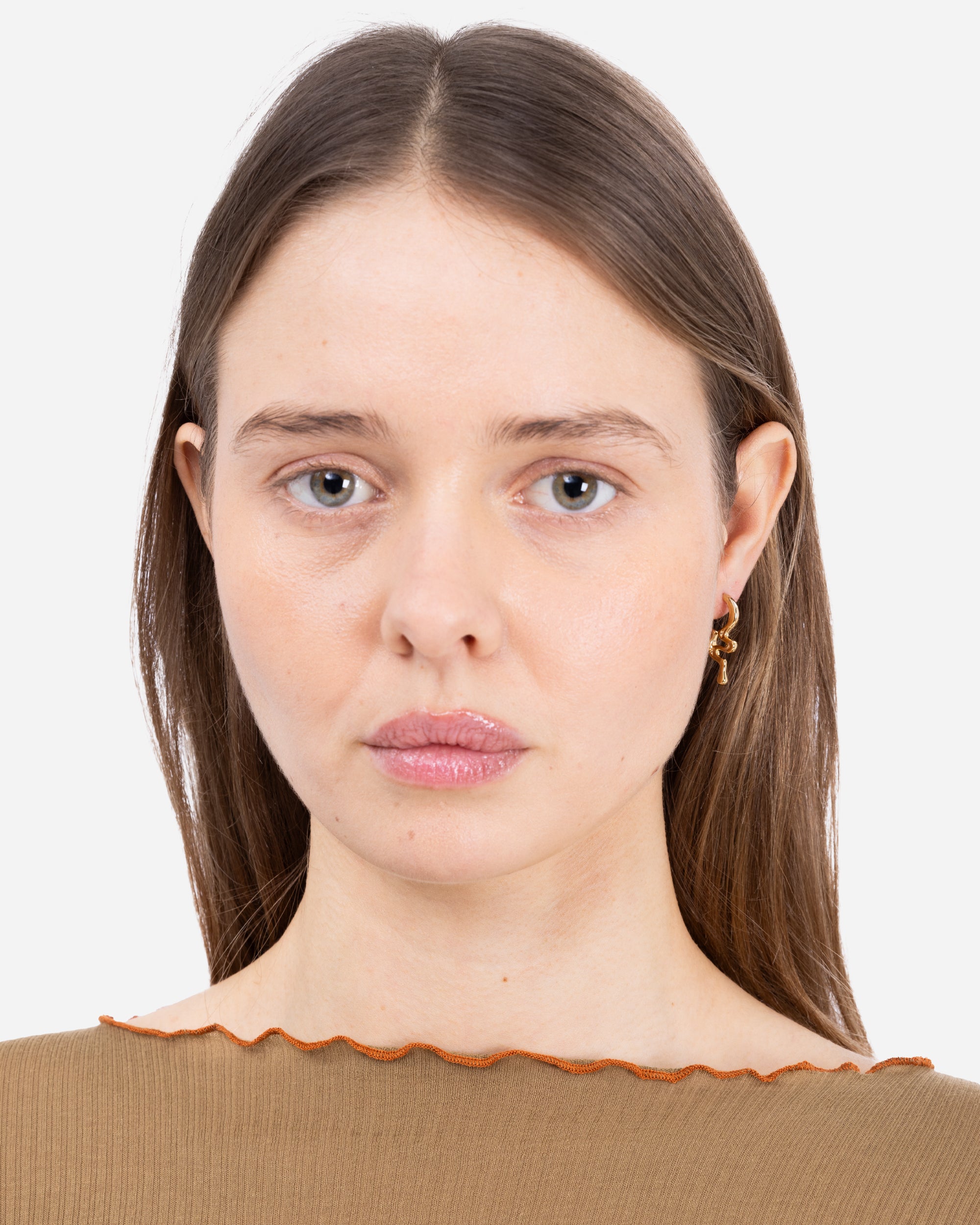 Maria Black Maya Huggie Goldplated Silver 100940YG