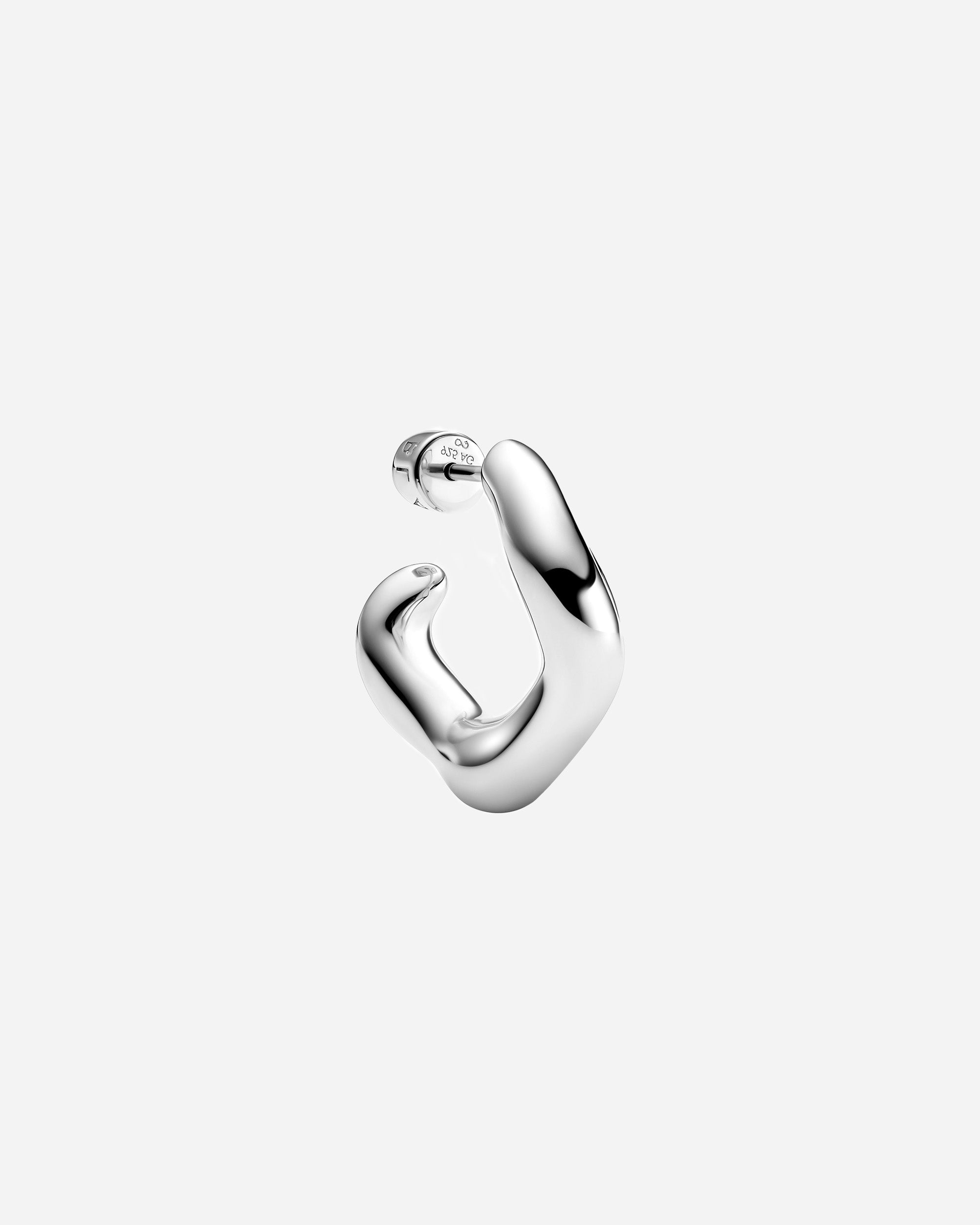 Maria Black Anil Hoop Large Silver - Left Silver 101147AG - Left