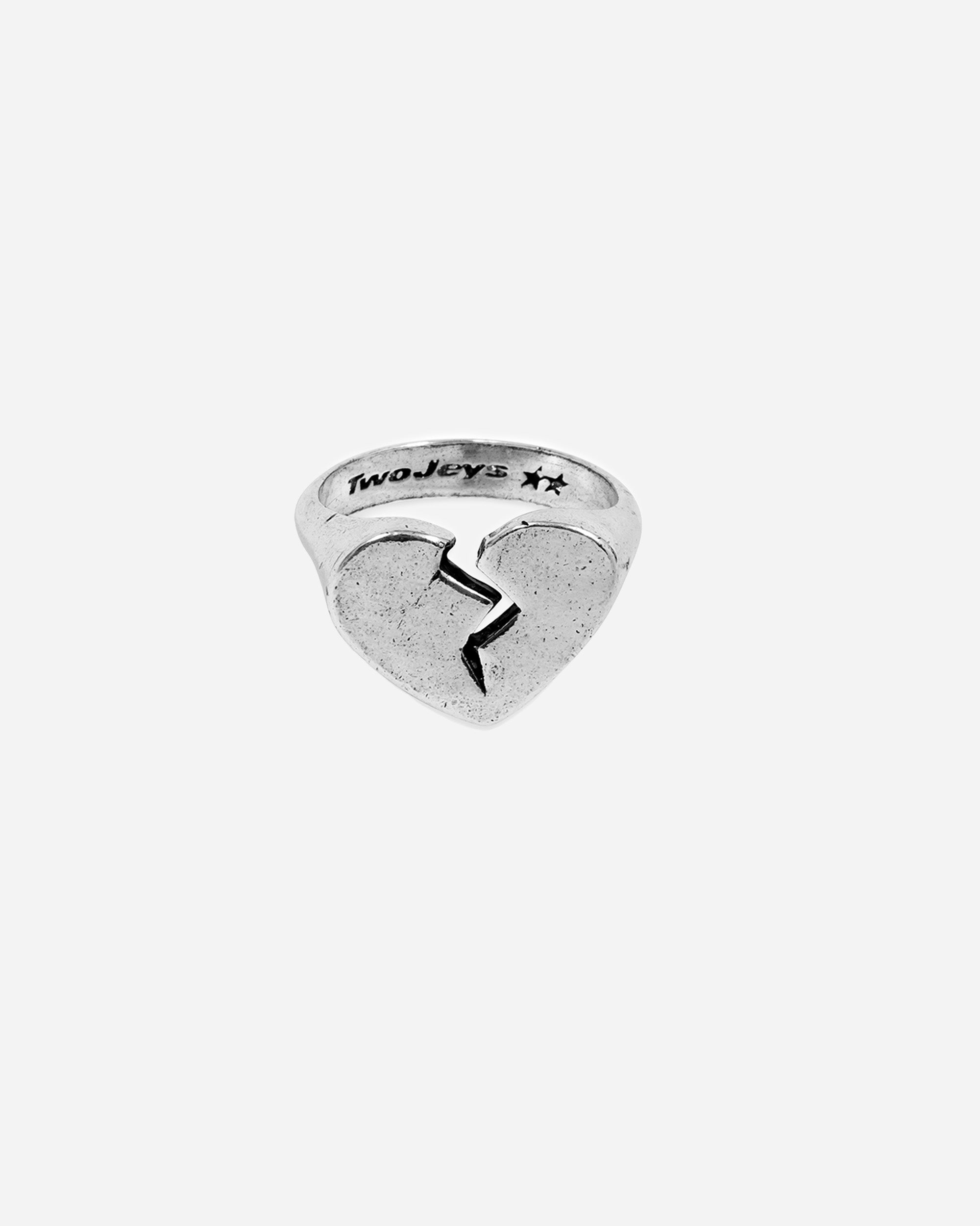 TwoJeys Broken Hart Ring SILVER 101301001