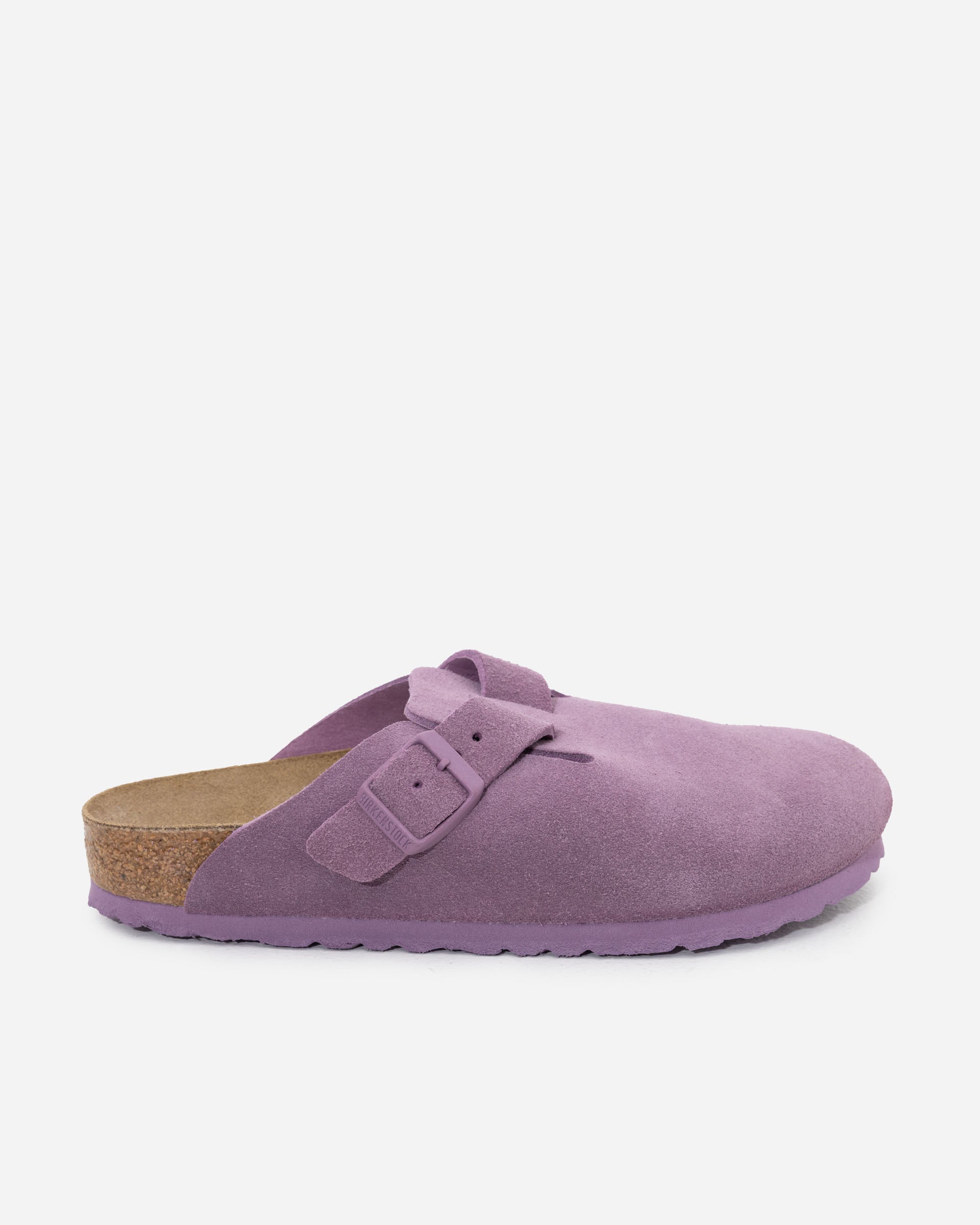 BIRKENSTOCK Boston Suede Leather Mauve 1030681