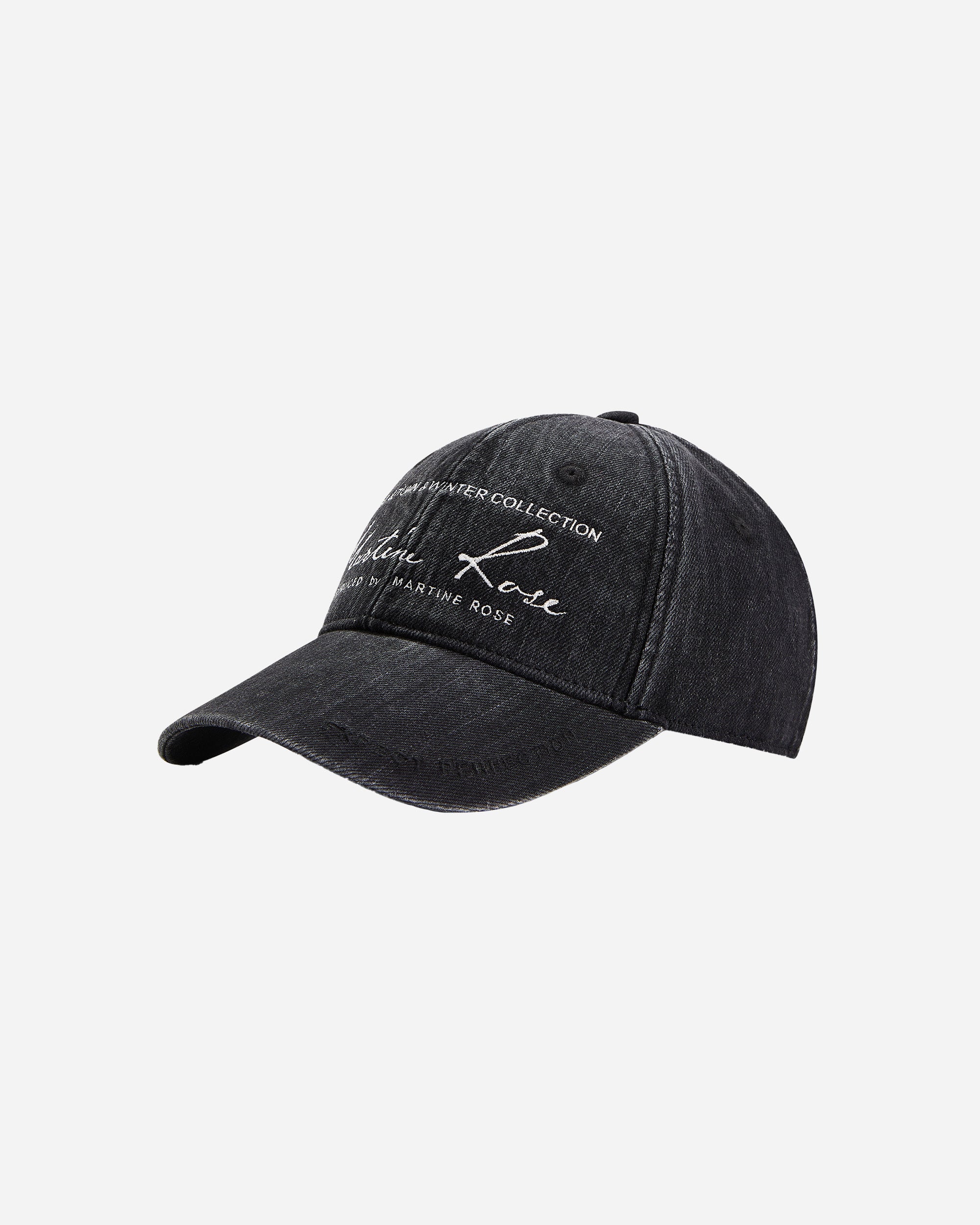 Martine Rose Signature Cap BLACK 1134WP14002