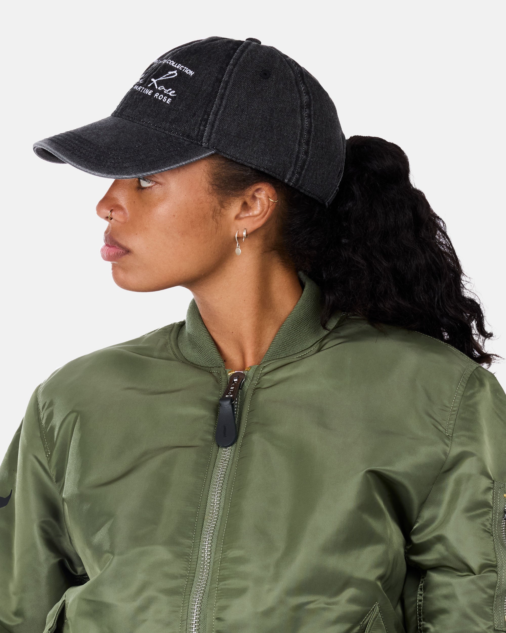 Martine Rose Signature Cap BLACK 1134WP14002