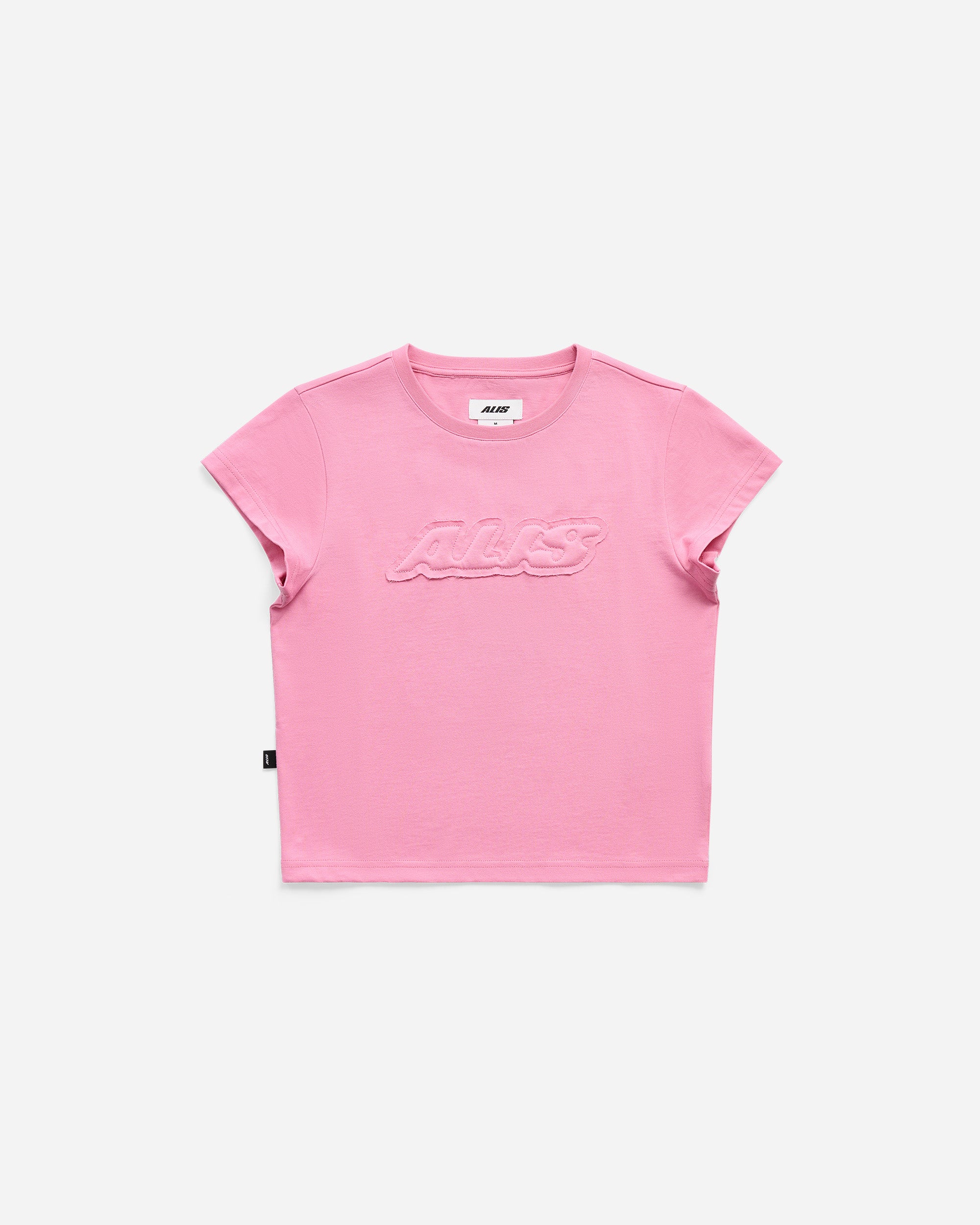 ALIS Oliiey Baby T-shirt with Patch Solid Pink 117-04
