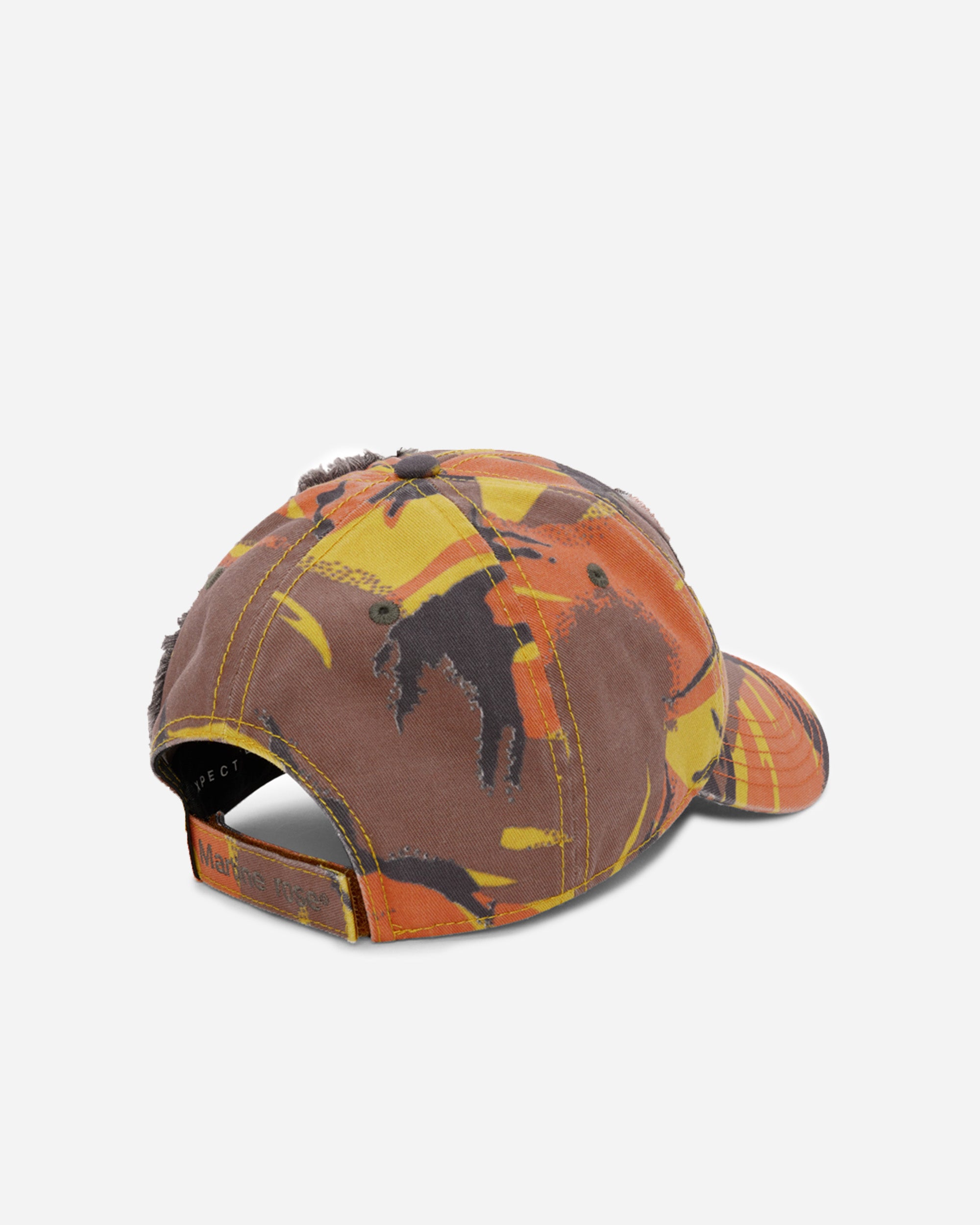 Martine Rose Collage Cap ORANGE CAMO GREY ORA 1217WP25208