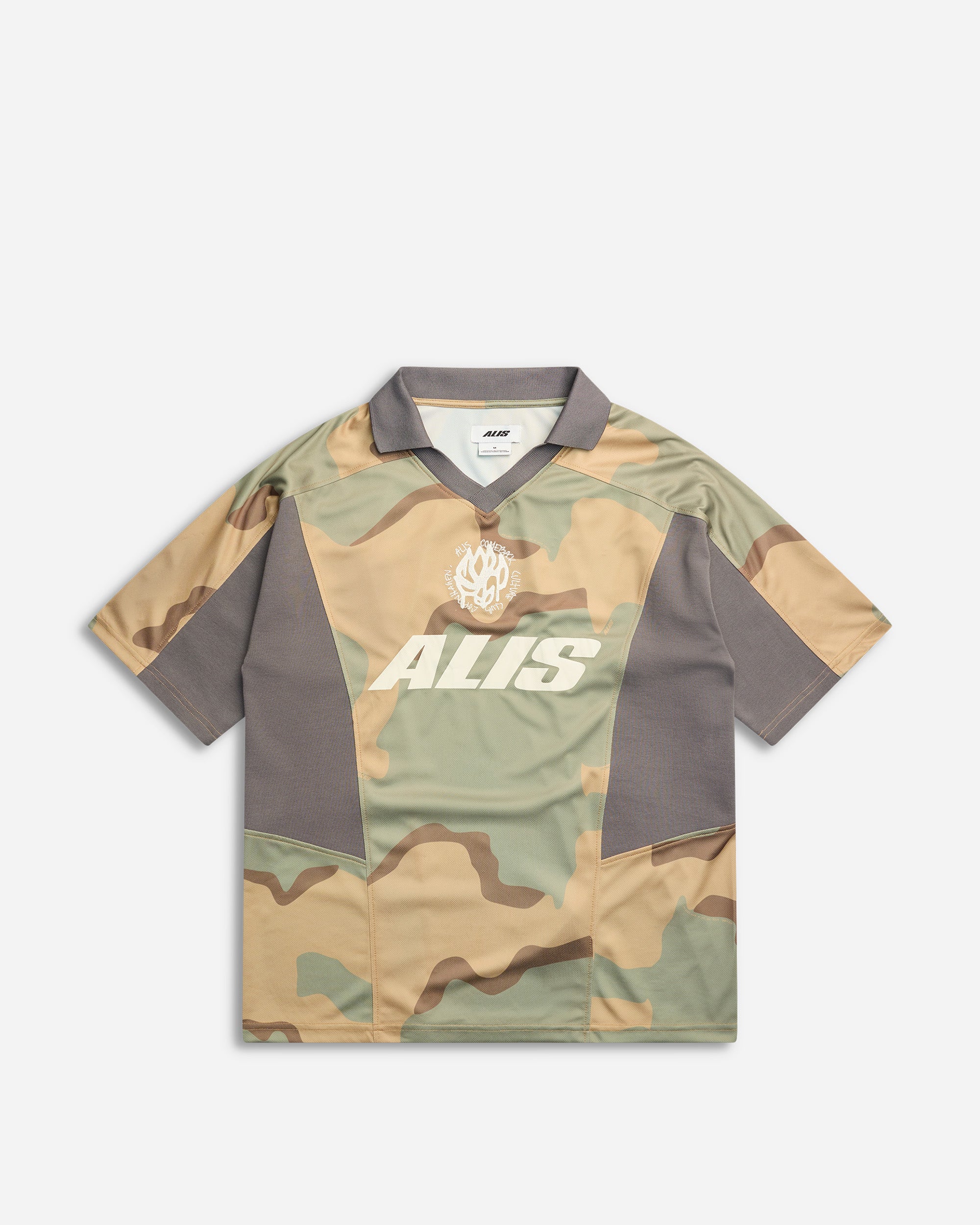 ALIS Wizzy Polo Jersey CAMOUFLAGE : GREY 166-58