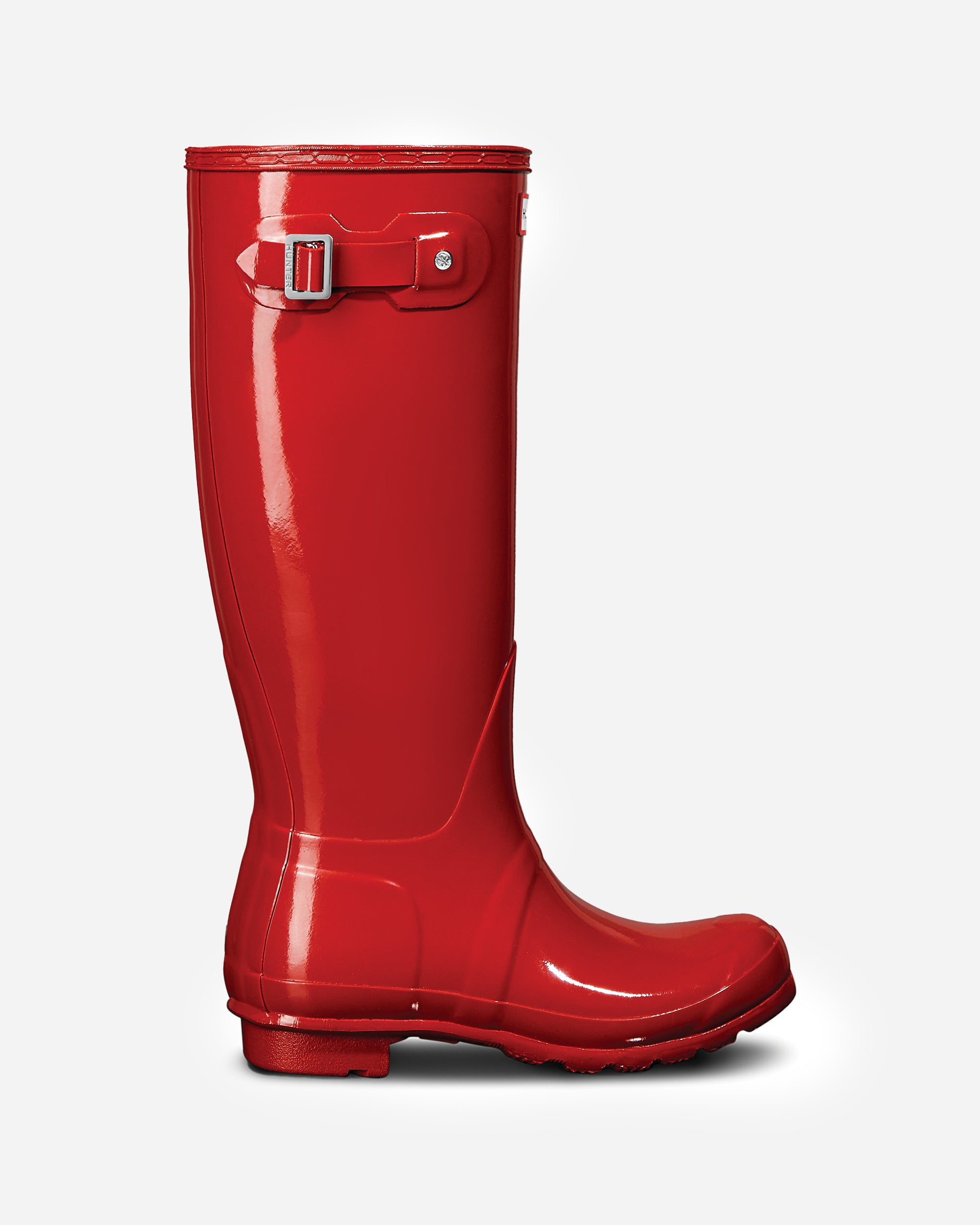 Hunter Original Tall Gloss Boot MILITARY RED WFT1000RGLMLR
