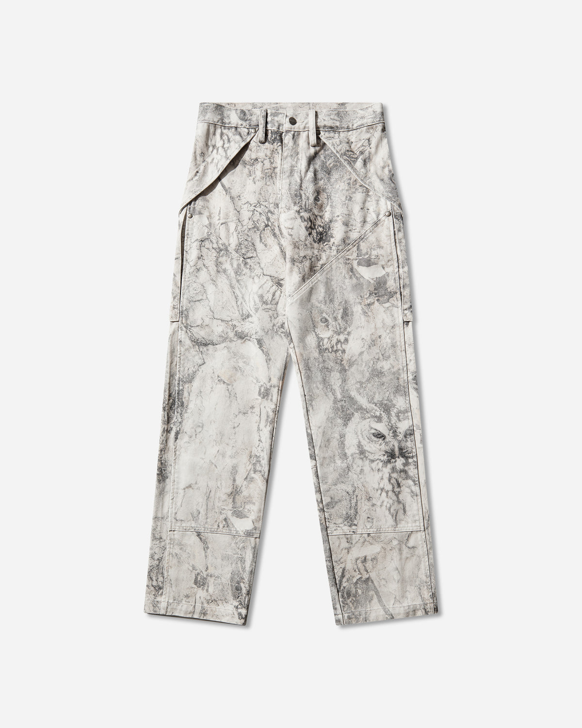 ROA Roa x Wrangler Denim Cargo Washed Pattern Owl Light Owl Light YBMW0272FA209-Owl Light