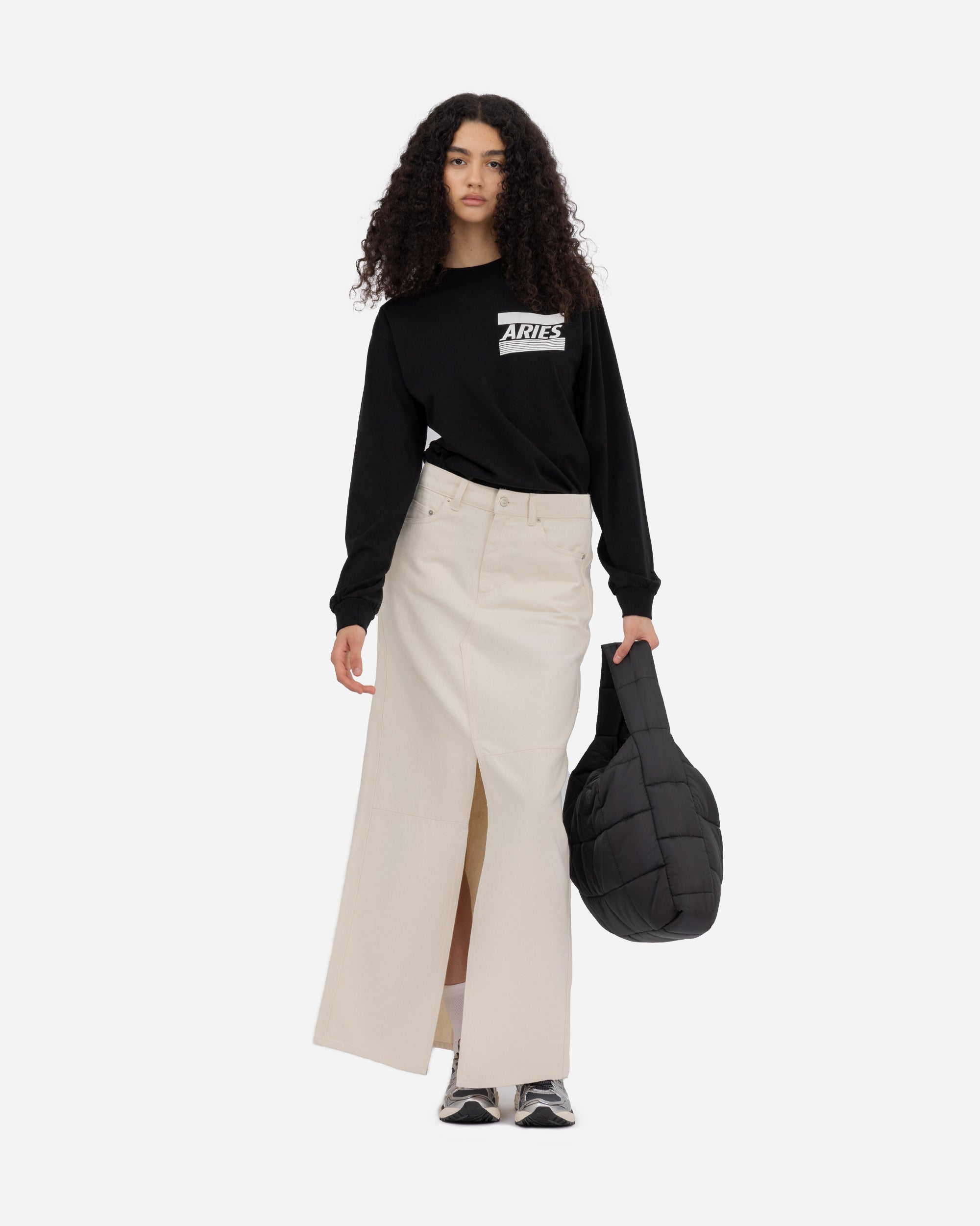 Oval Square Wonder Maxi Skirt Offwhite 20704-1005