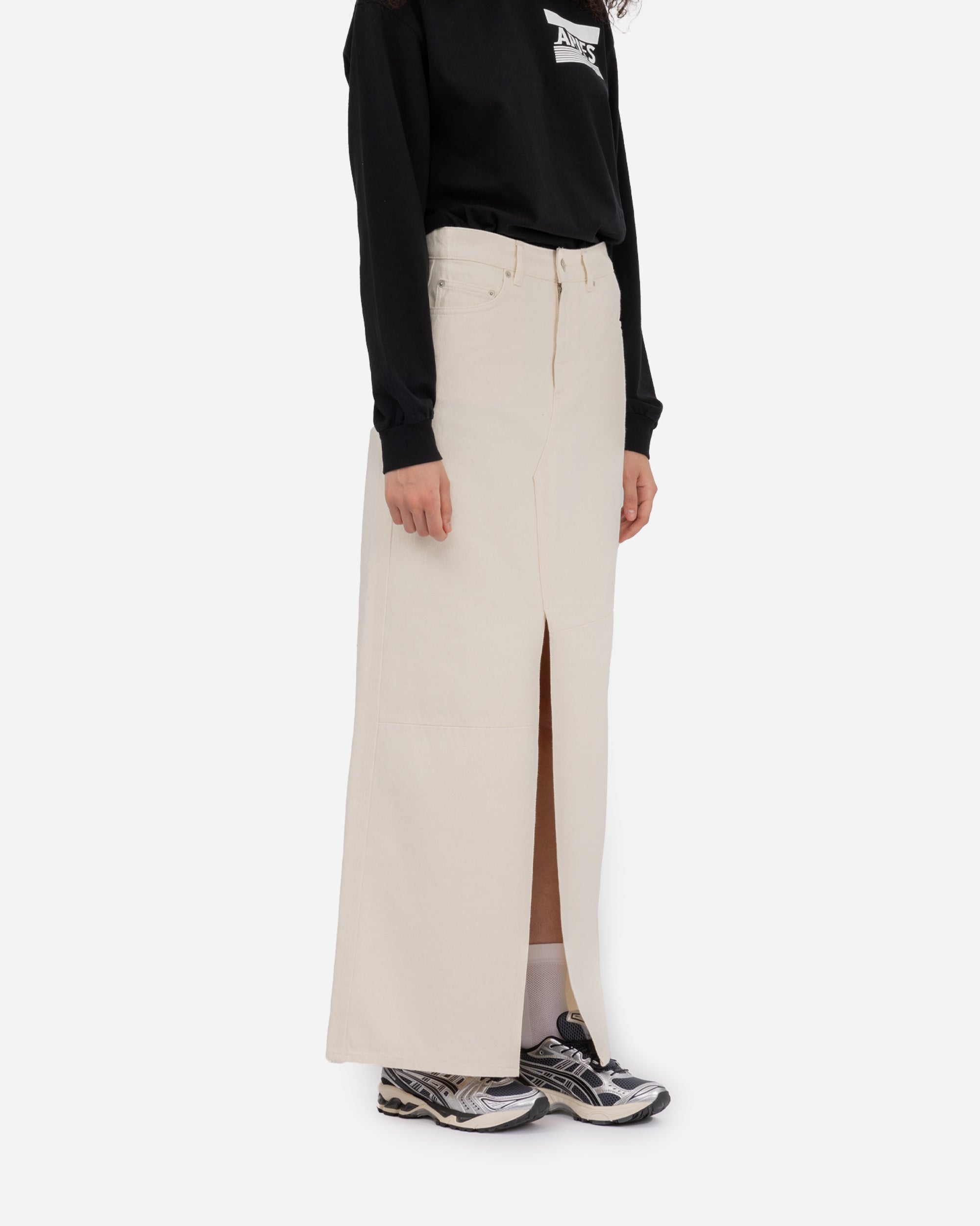 Oval Square Wonder Maxi Skirt Offwhite 20704-1005