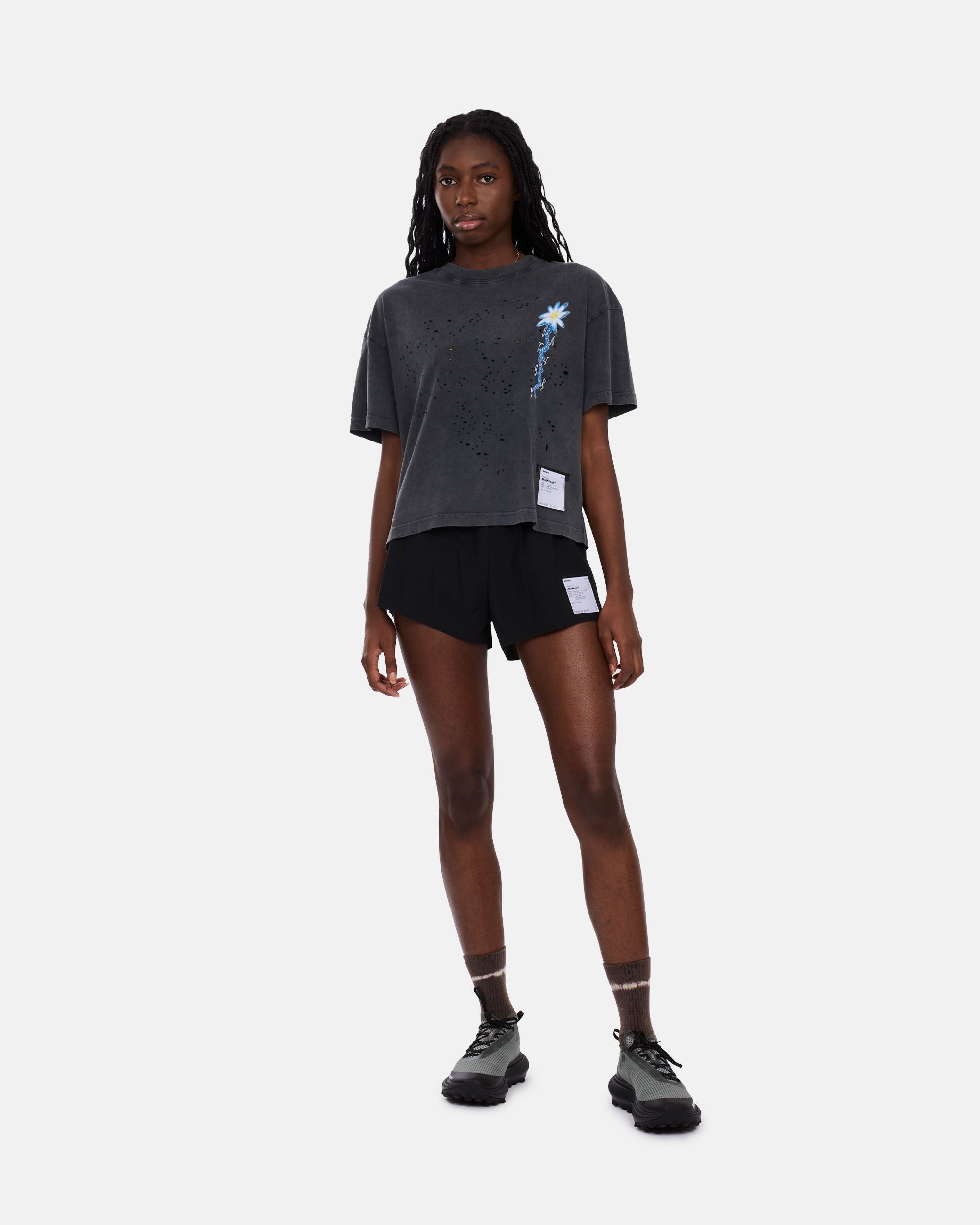 Satisfy Mothtech T-shirt Aged Black 21002-AB-EWS