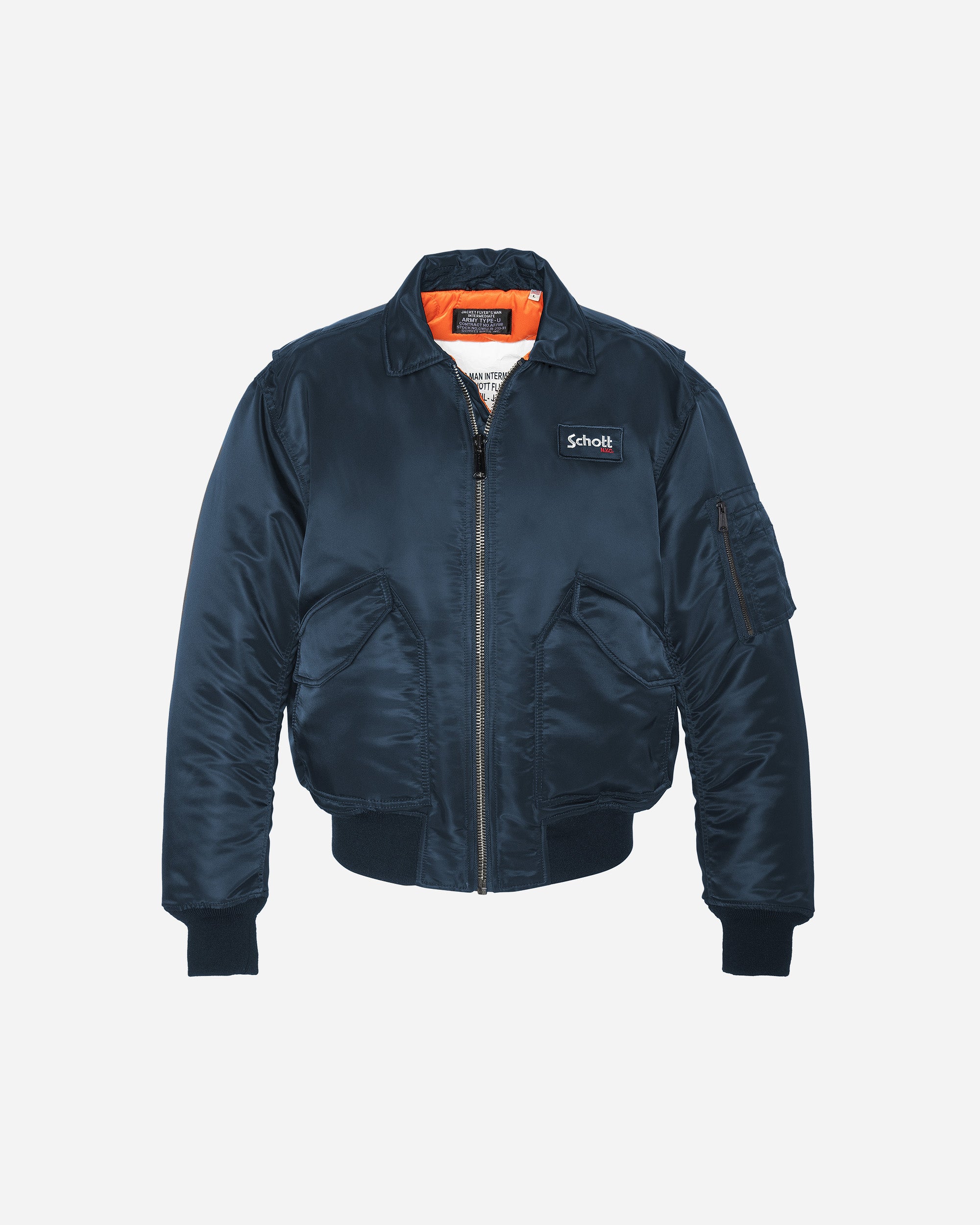 Schott Blouson Cwu Original Oversize NAVY 21090RS-NAVY