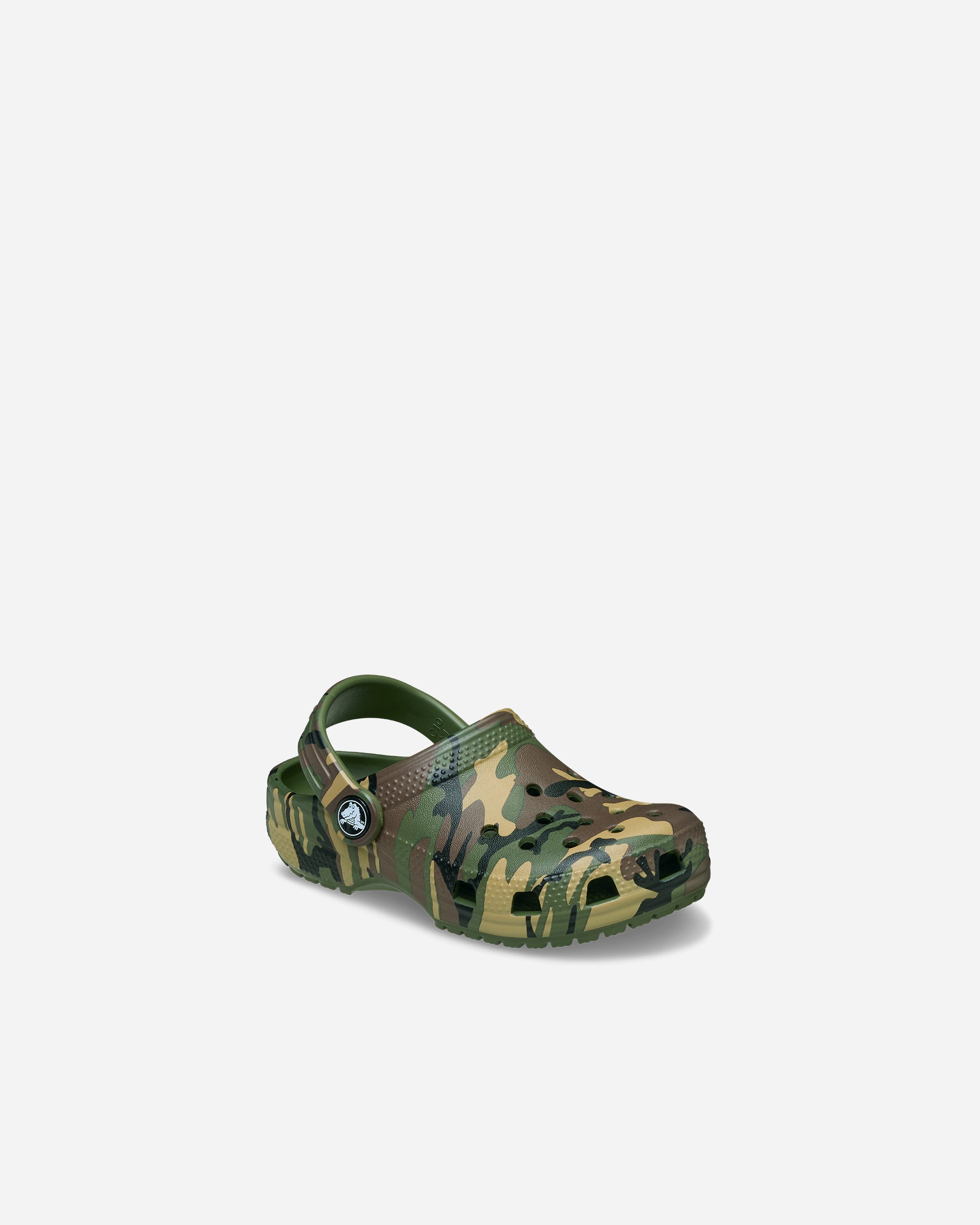 Crocs Classic Camouflage Clog (Toddler) Army Green/Multi 211880-3TC