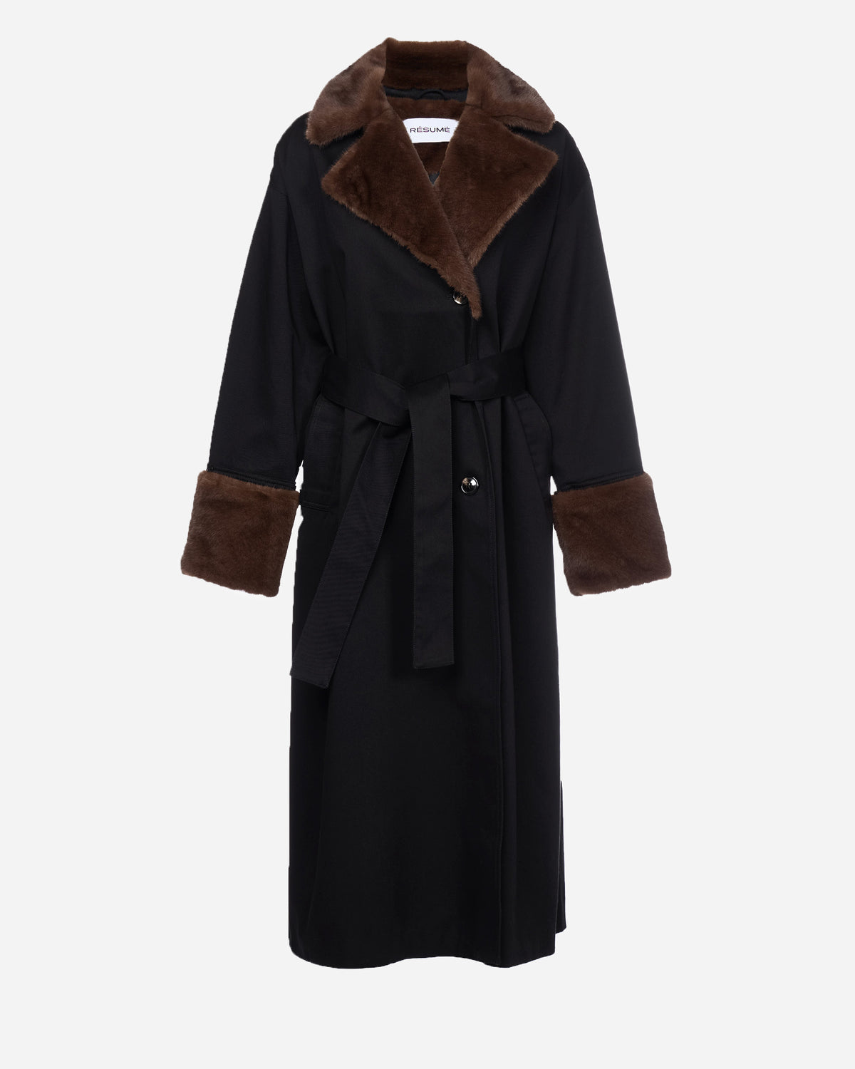 RÉSUMÉ OonaRS Coat Black 230071684