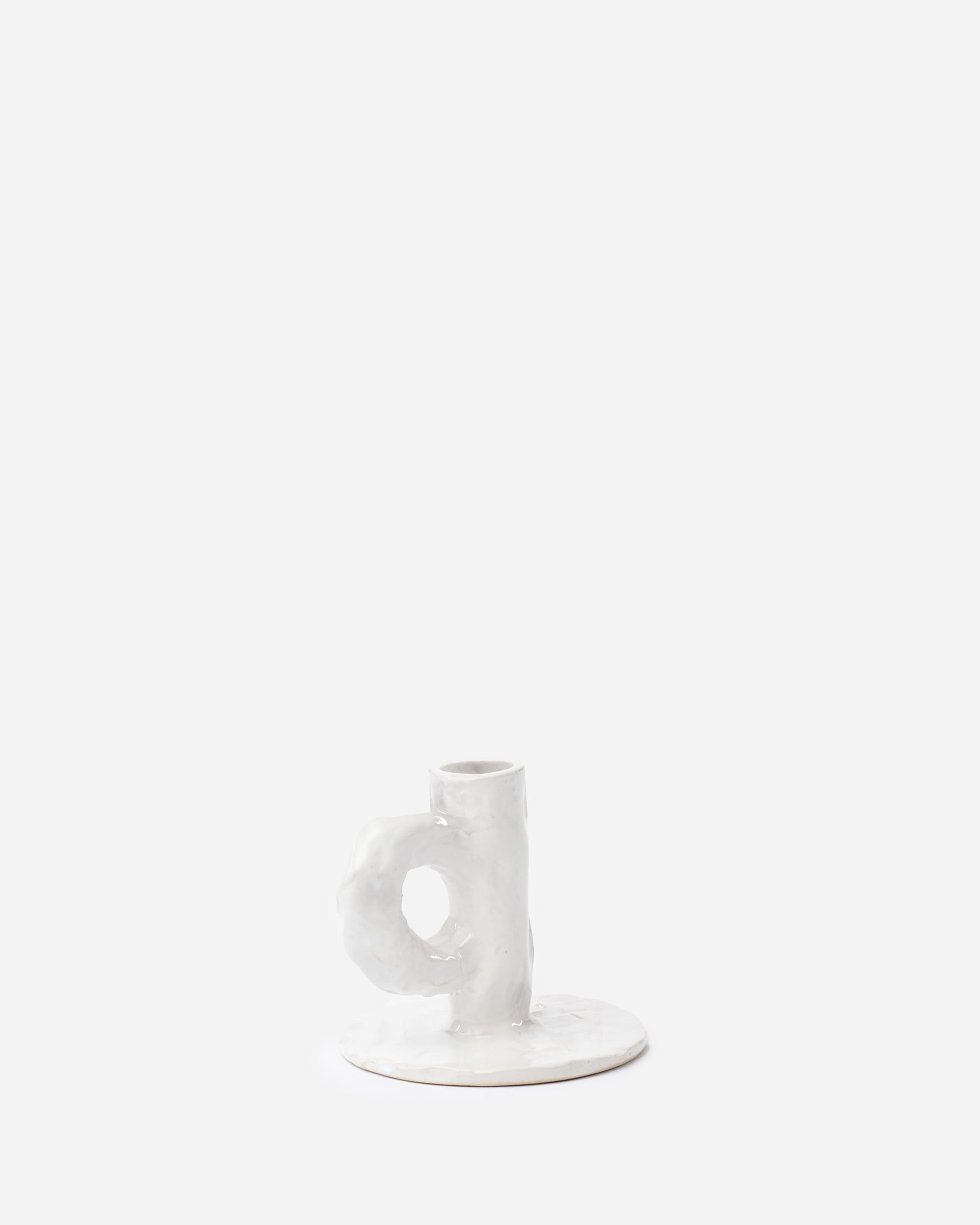 NIKO JUNE Studio Candlestick White 24-ST-CA-WH