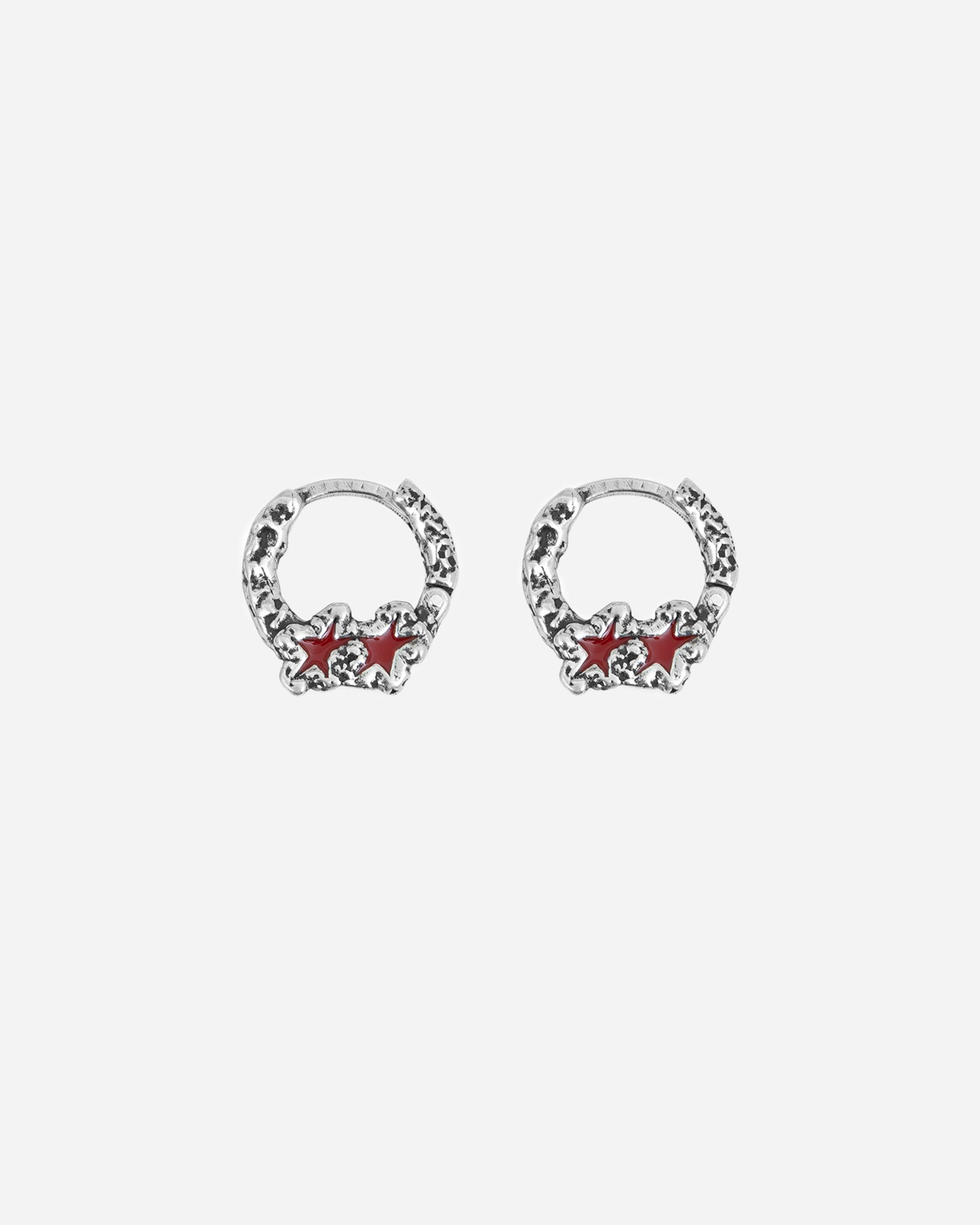 TwoJeys Red Melted Stars Earrings SILVER 305457600