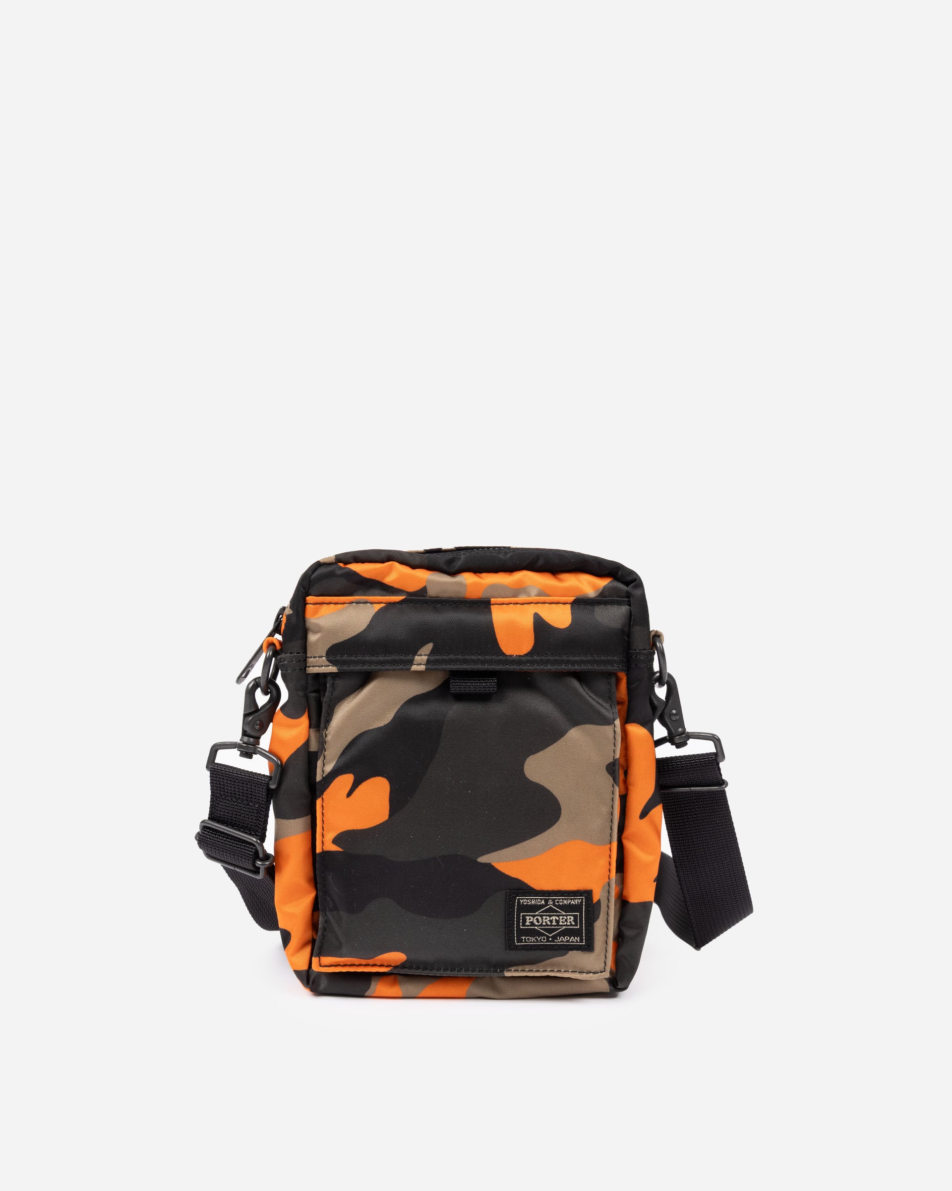 Porter Yoshida & Co. Ps Camo Shoulder Bag (Vertical) WOODLAND ORANGE 384-05177-23
