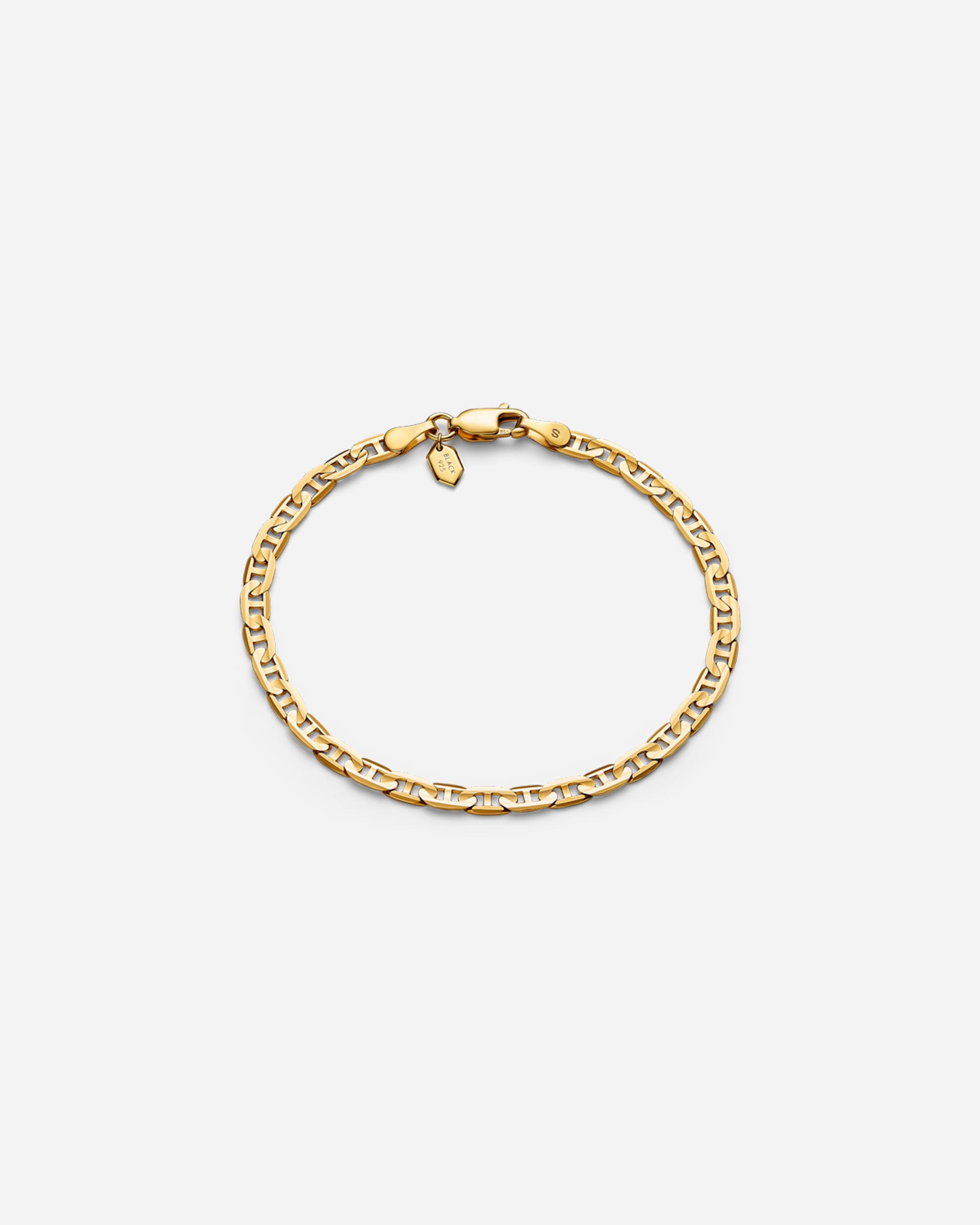 Maria Black Carlo Bracelet Medium Gold HP Goldplated Silver 400264YG