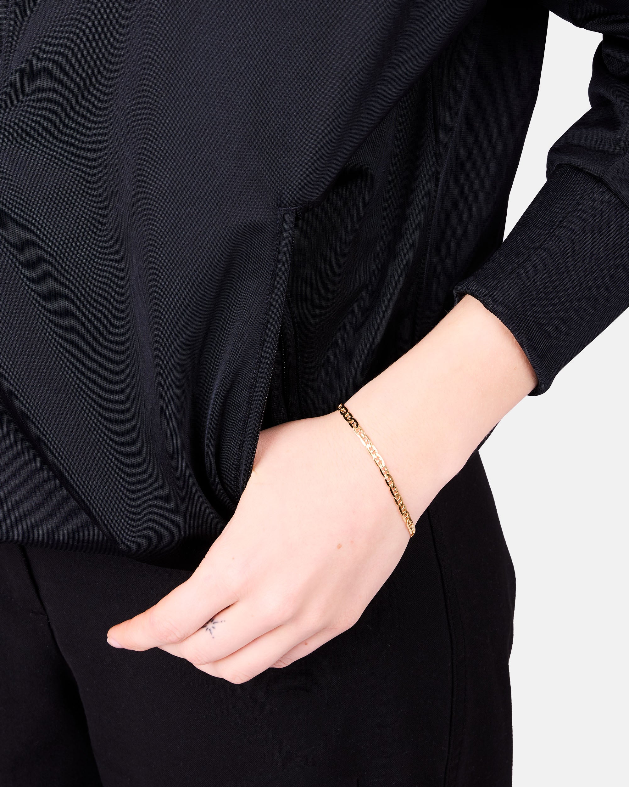 Maria Black Carlo Bracelet Medium Gold HP Goldplated Silver 400264YG