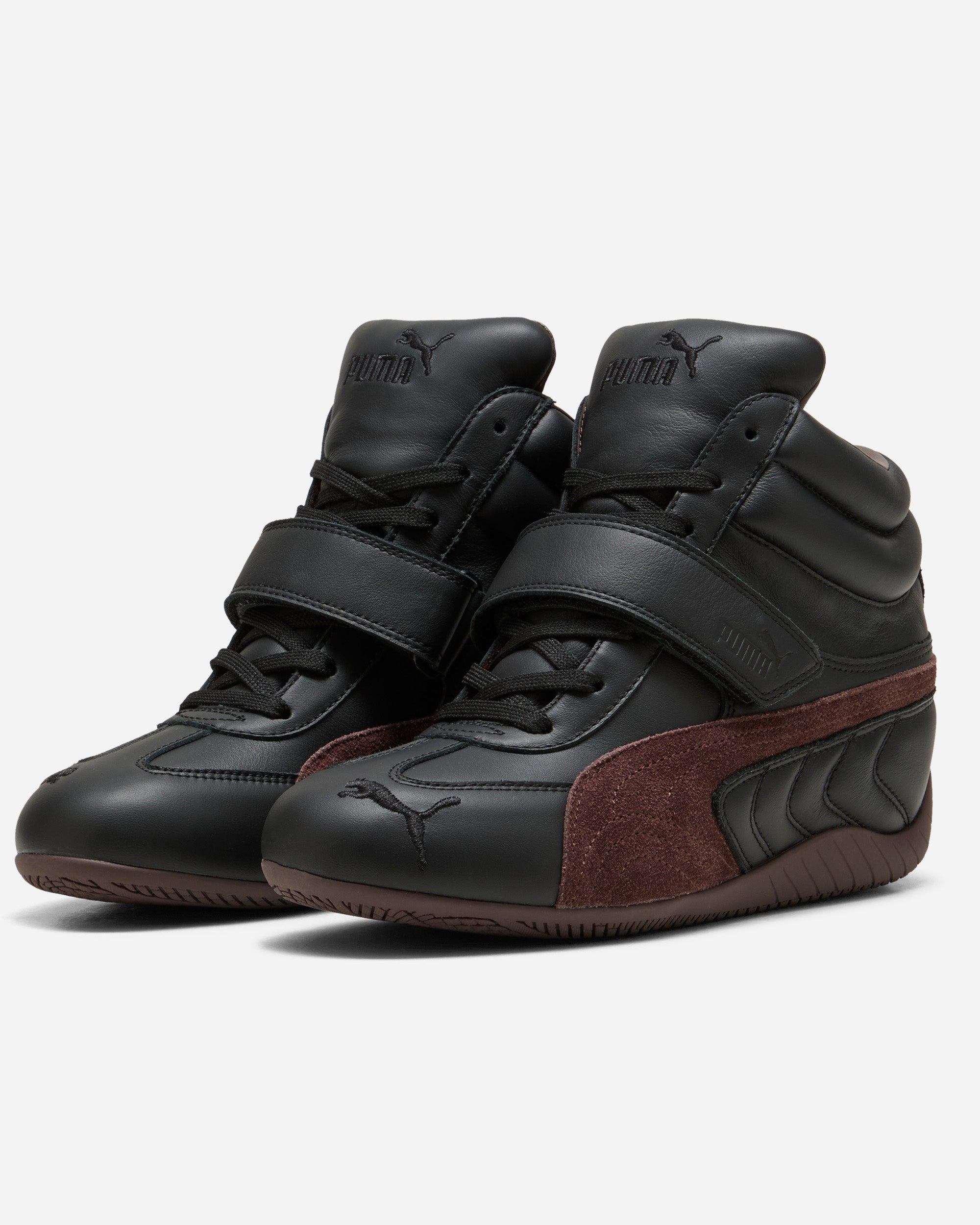 Puma Speedcat Wedge Leather Black-Chocolate Brown 40812002