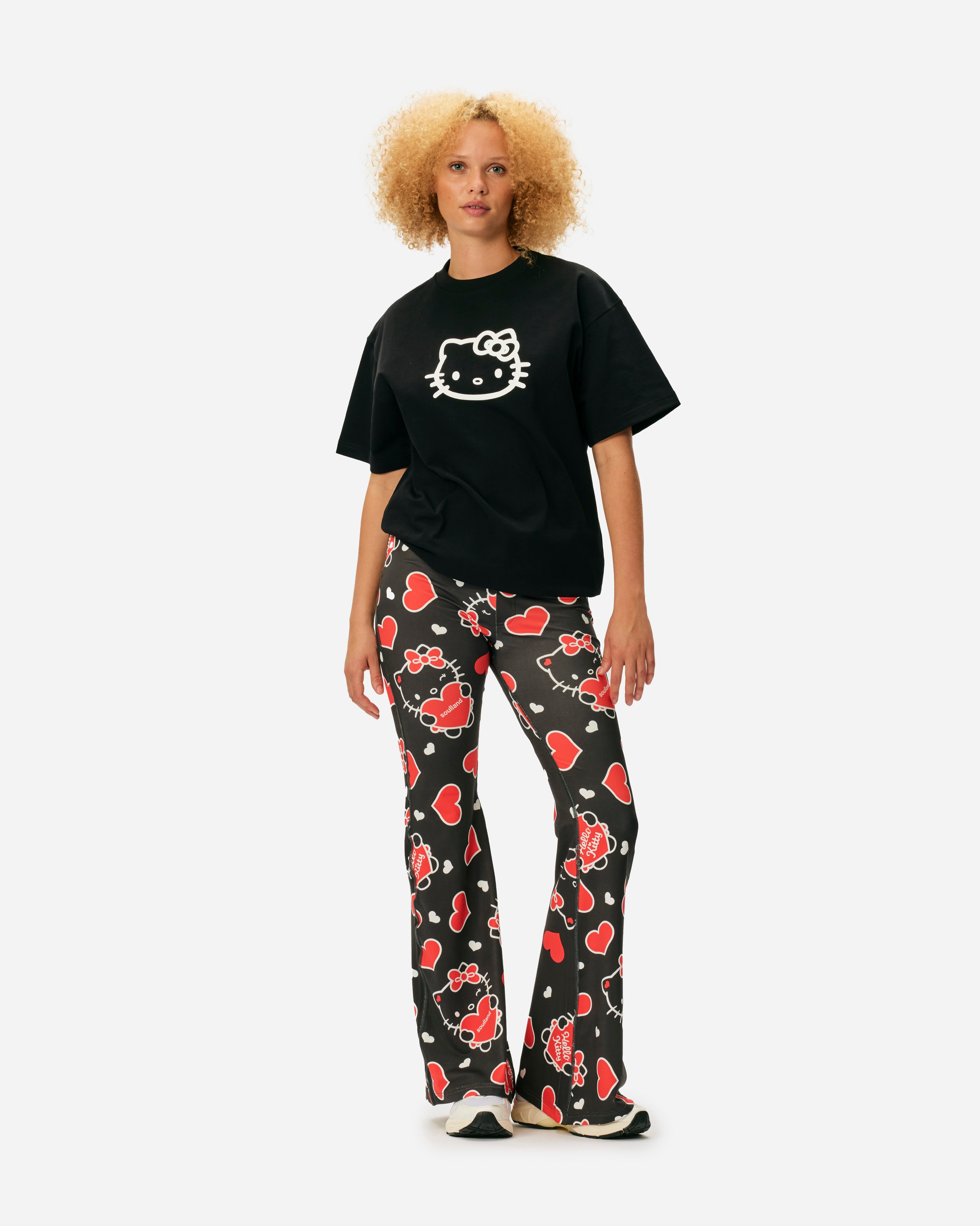 Soulland Soulland x Hello Kitty Kai T-Shirt Black 41086-1262-BLK