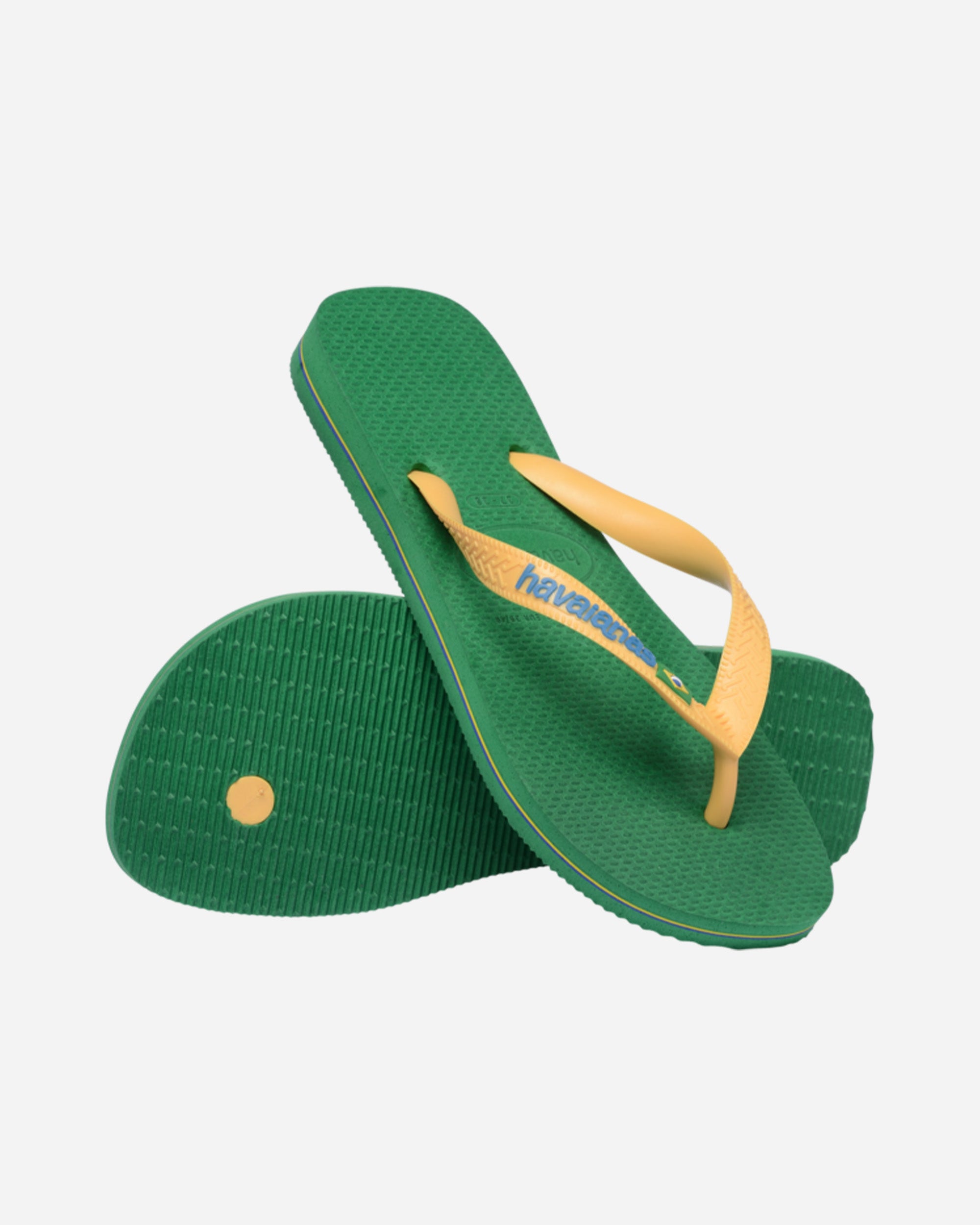 Havaianas Brasil Logo GREEN/YELLOW 4110850.2079