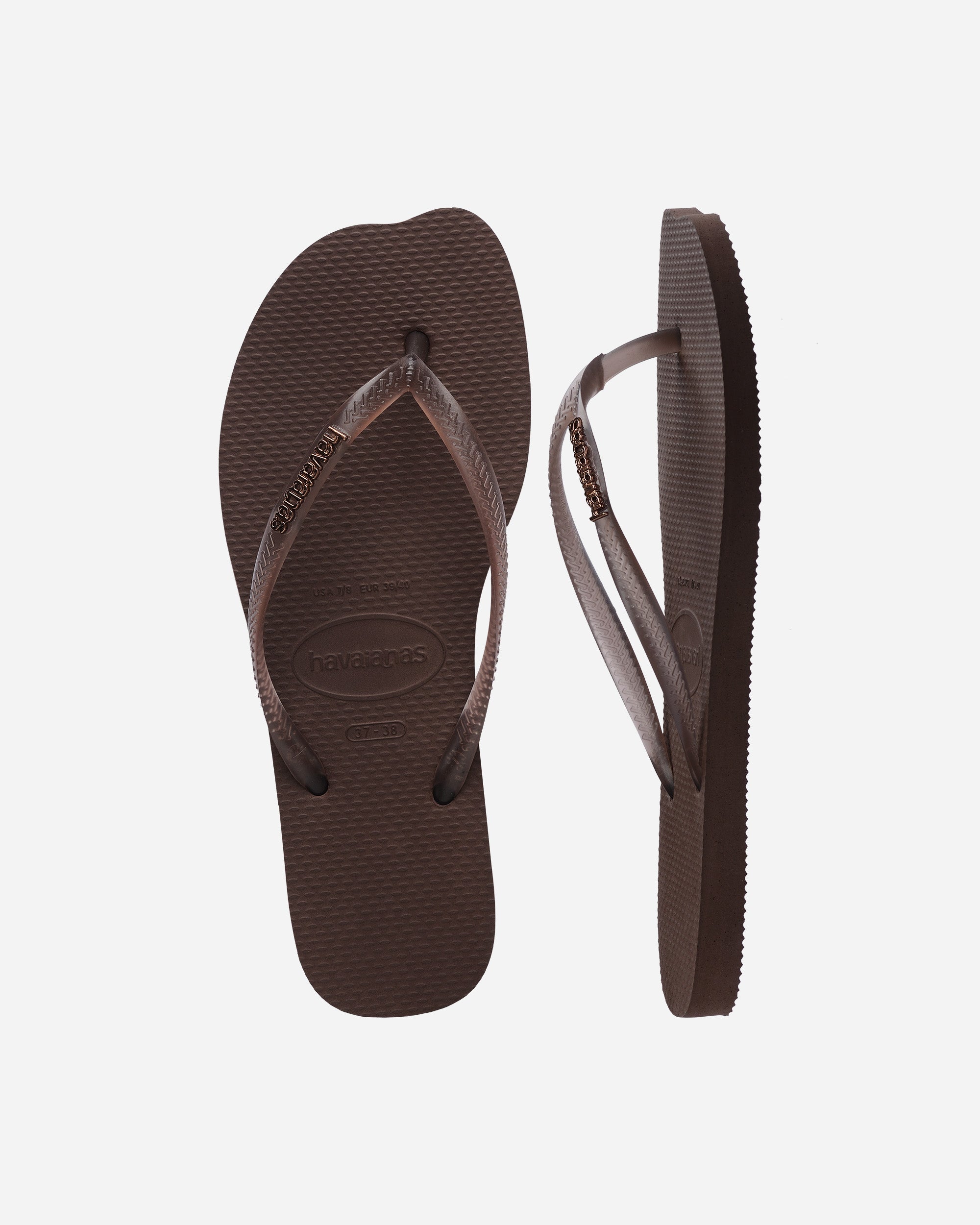 Havaianas Slim Split DARK BROWN 4150398-0727