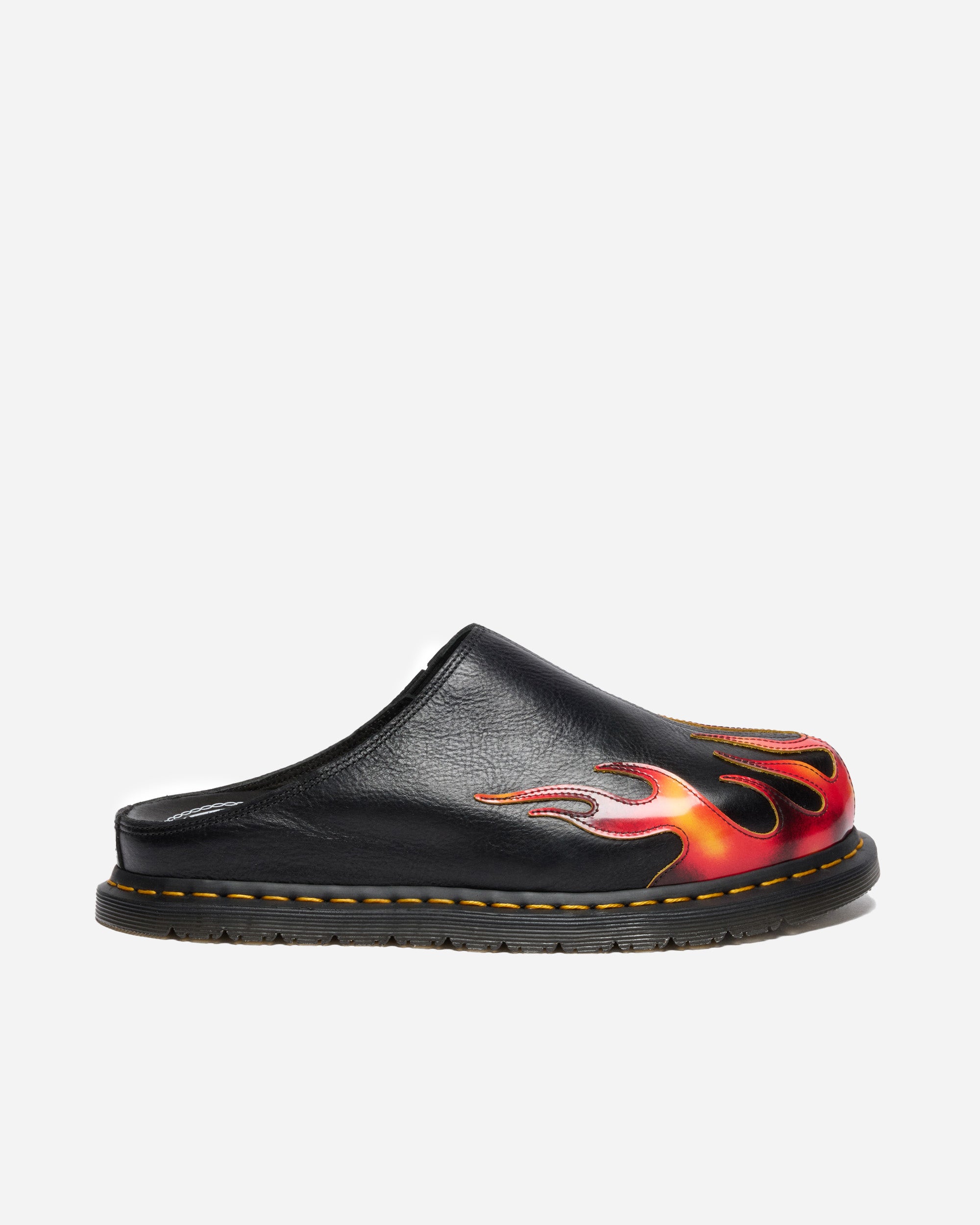 Dr. Martens San Mule Flame Flame Black+Vibrant Red 41605001