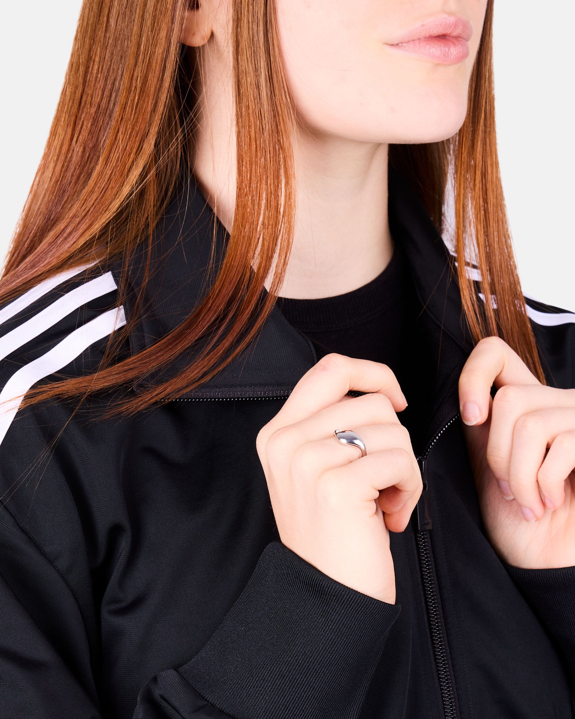 Maria Black Dolphin Ring Silver Silver 500489AG