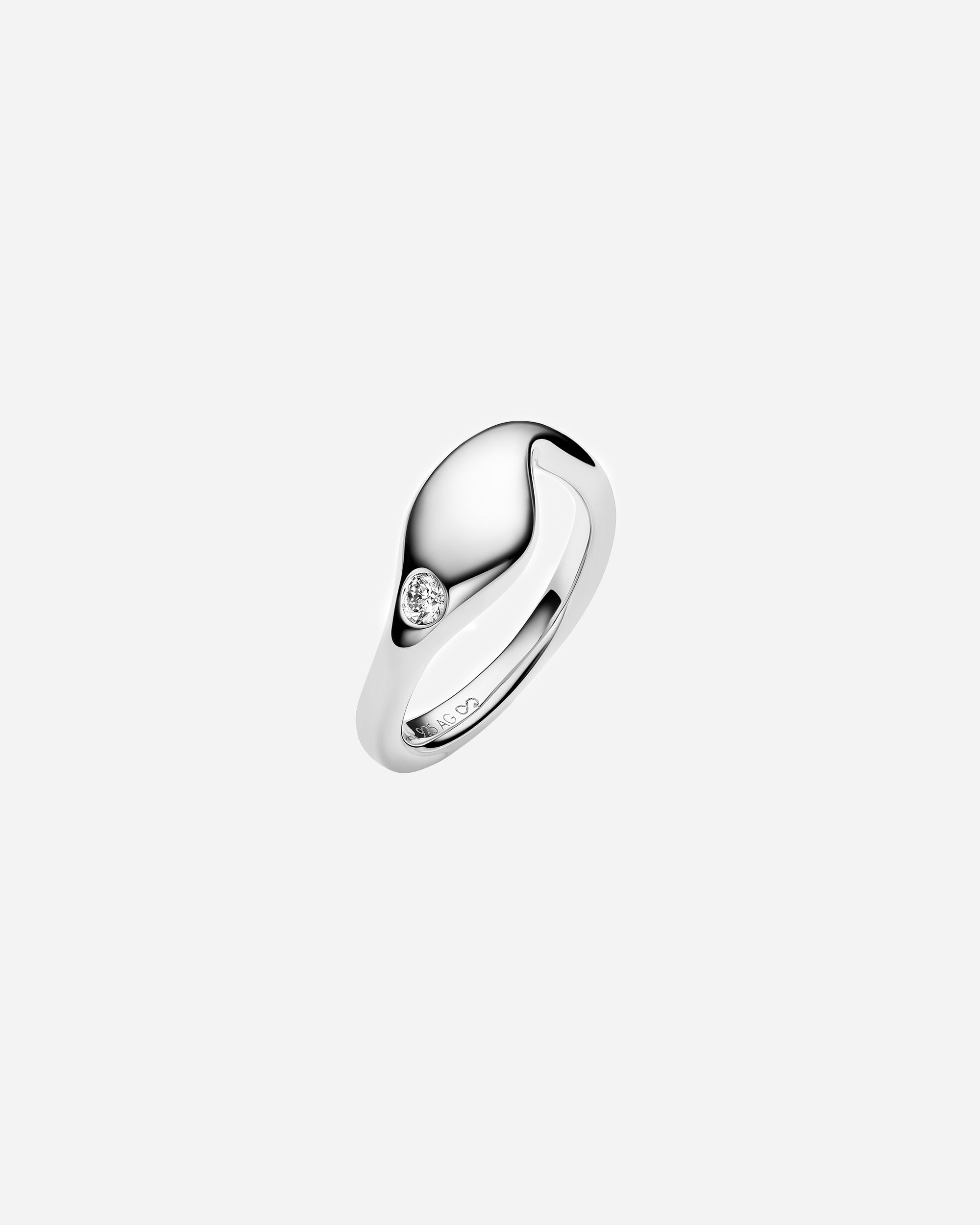 Maria Black Dolphin Ring Silver Silver 500489AG