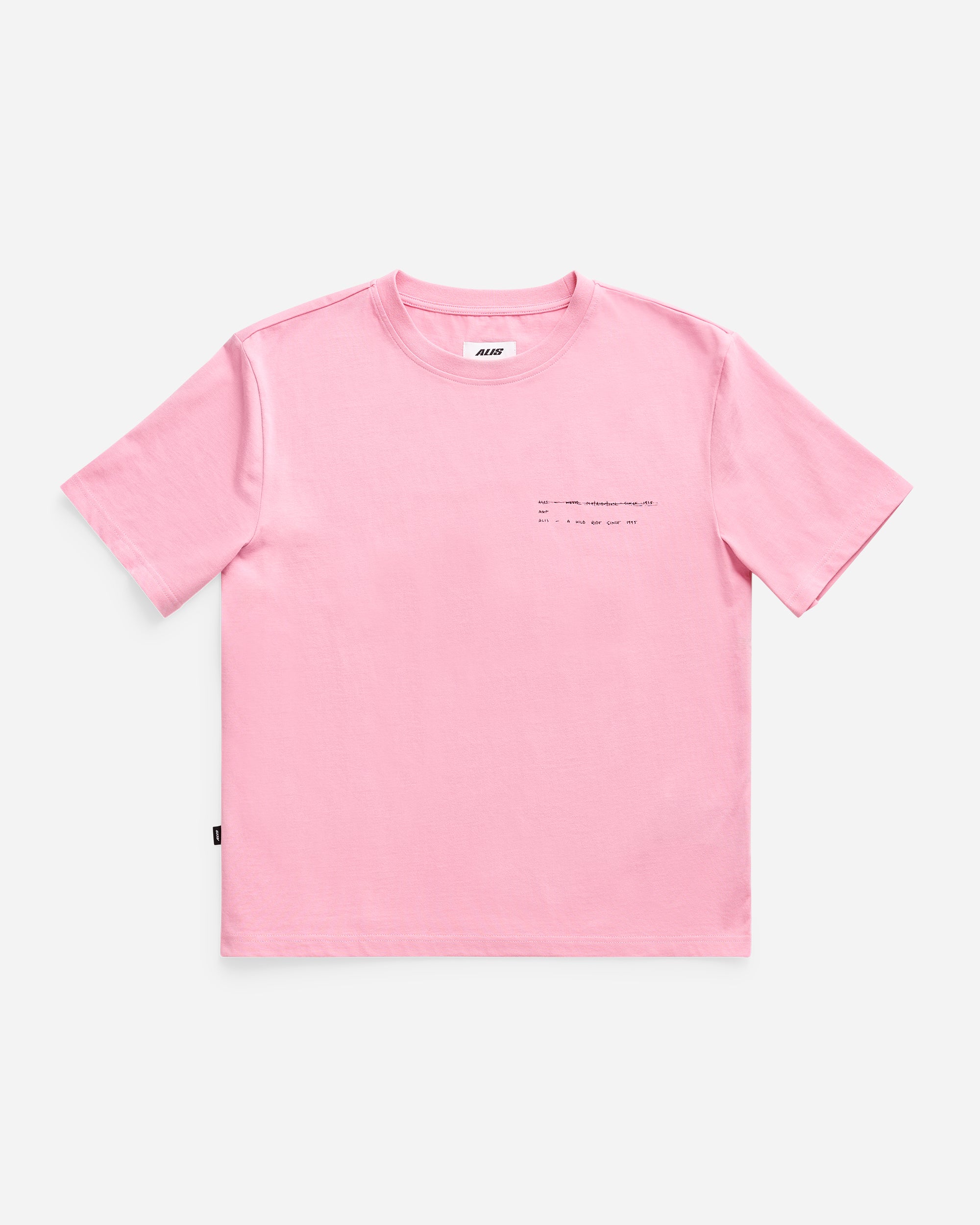 ALIS Torey Cropped T-shirt Solid Pink 52-04