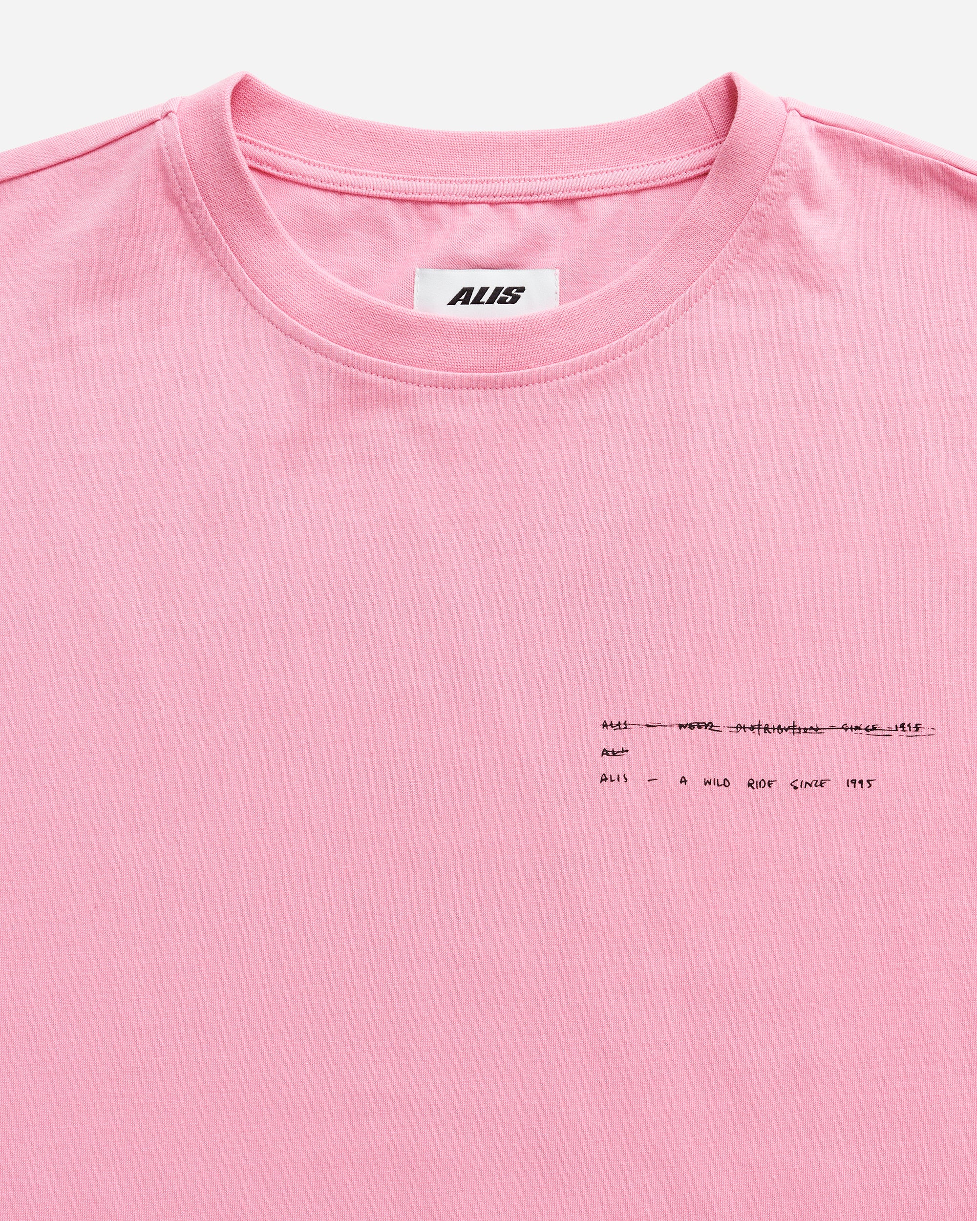 ALIS Torey Cropped T-shirt Solid Pink 52-04