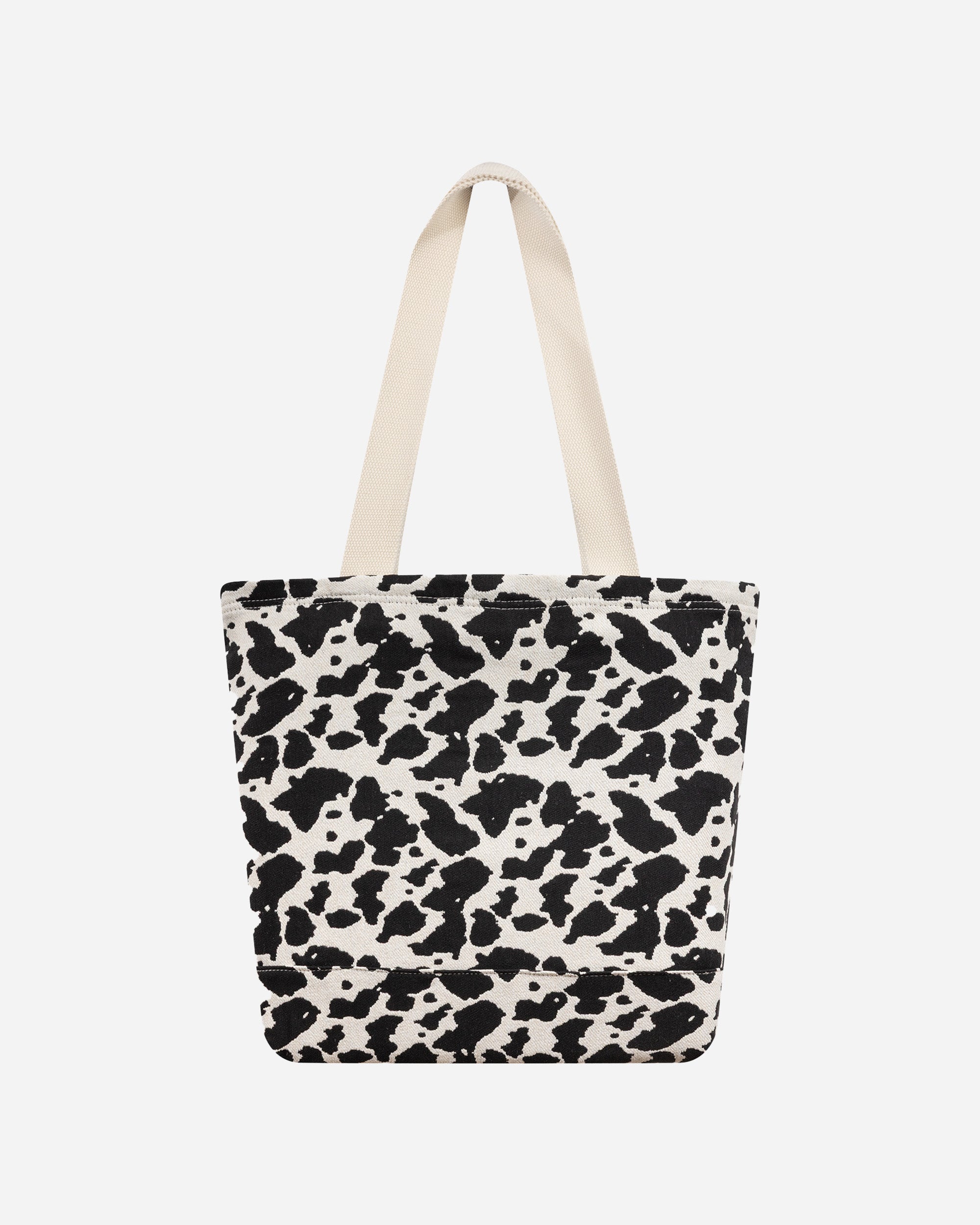 New Era Cow Jacquard Tote Bag Neyyan LIGHT BEIGE 60771254