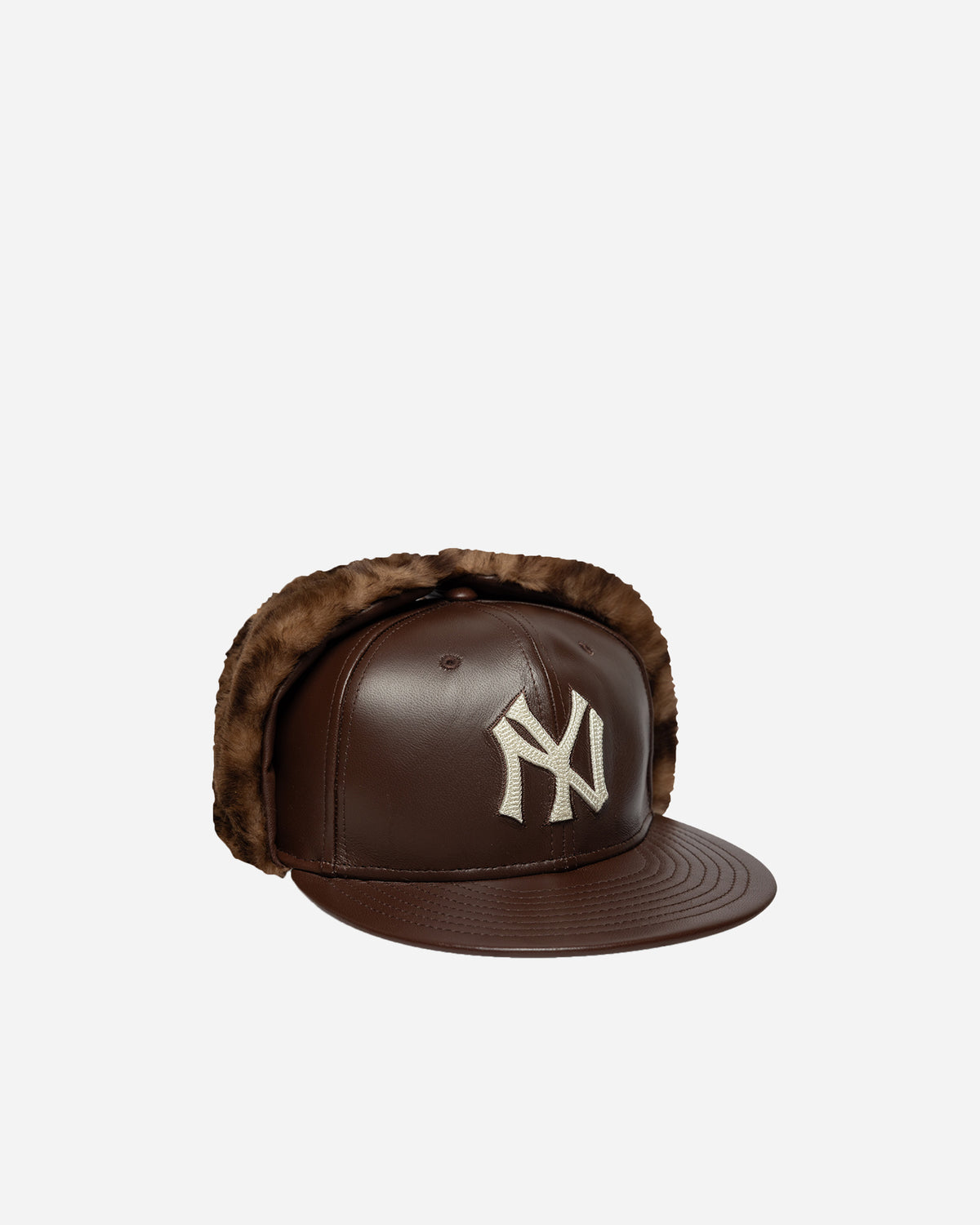New Era IMG Leather 59FIFTY Dogear MED BROWN 60915852