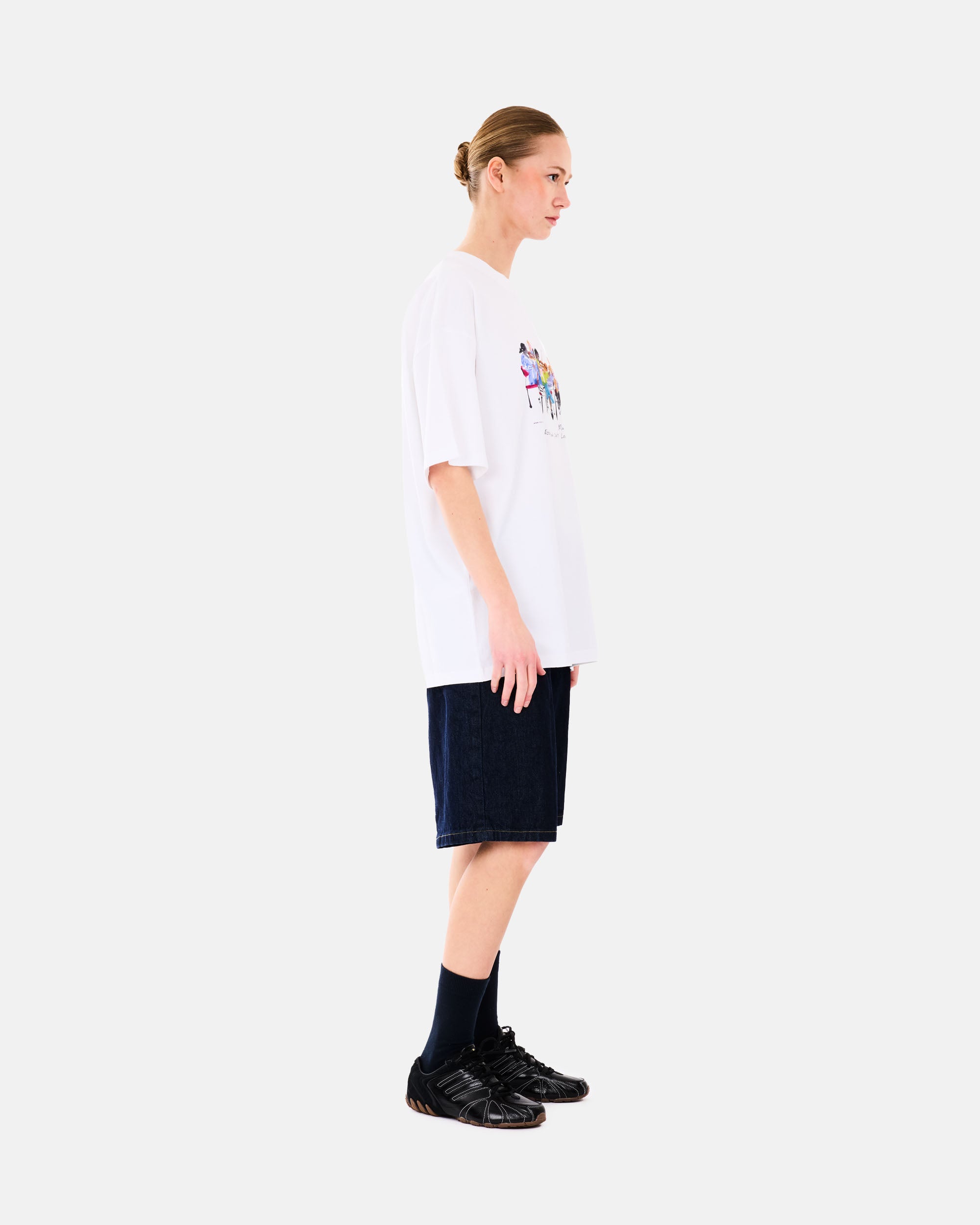 Martine Rose Oversized T-Shirt WHITE WHT 621JE06000O