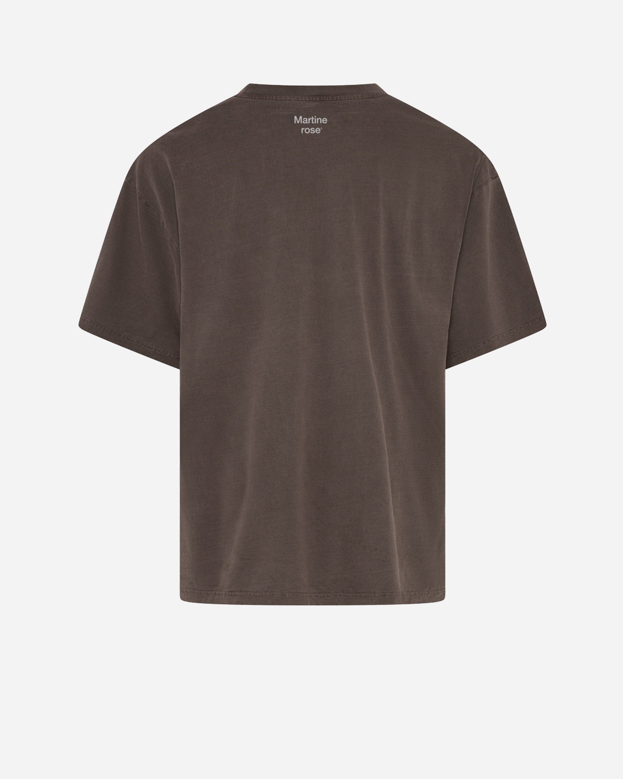 Martine Rose Oversized T-Shirt BROWN WASHED BRW 621JE06700N