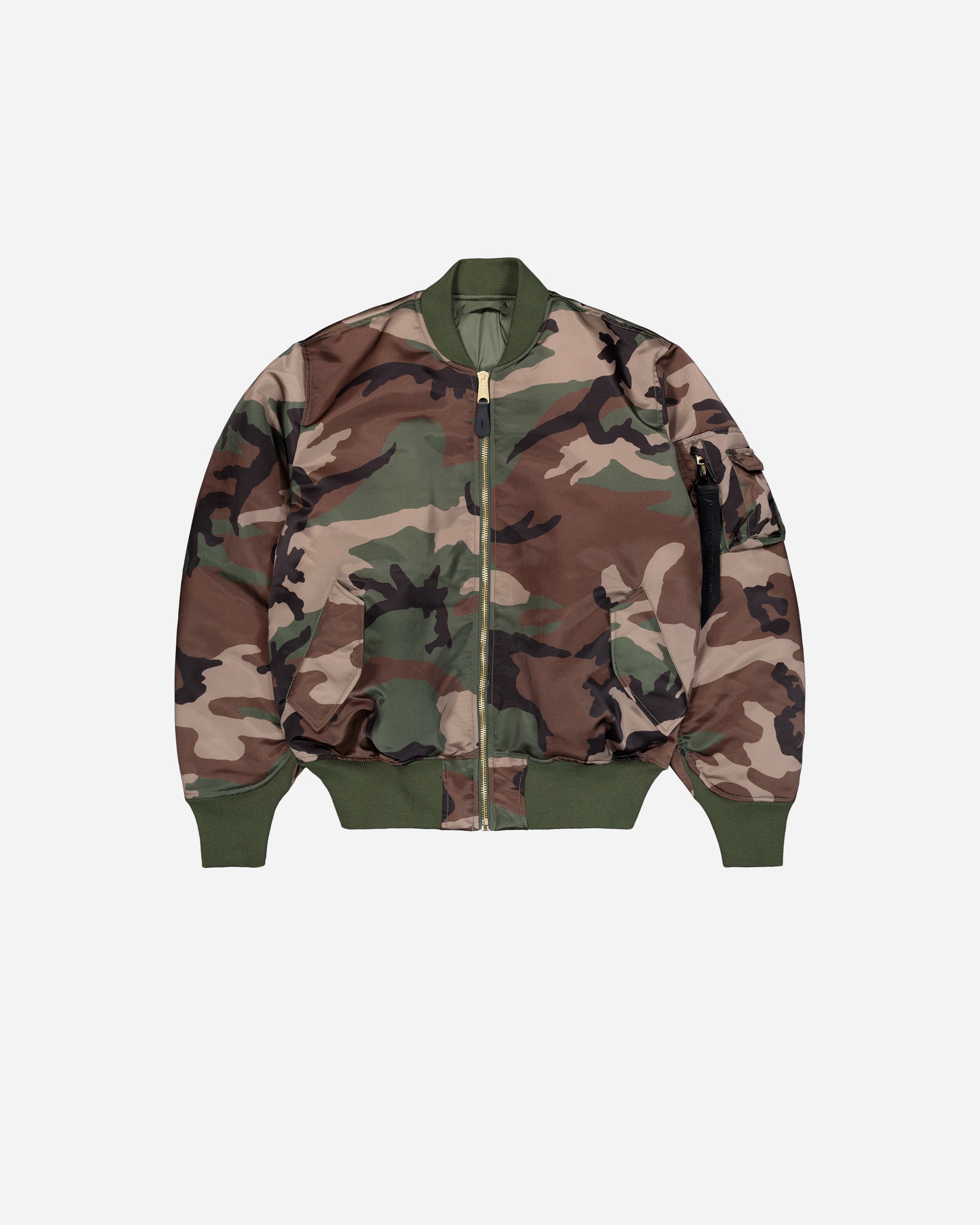 Alpha Industries MA-1 Base Flight Jacket Camo wdl camo 65 756111C-408