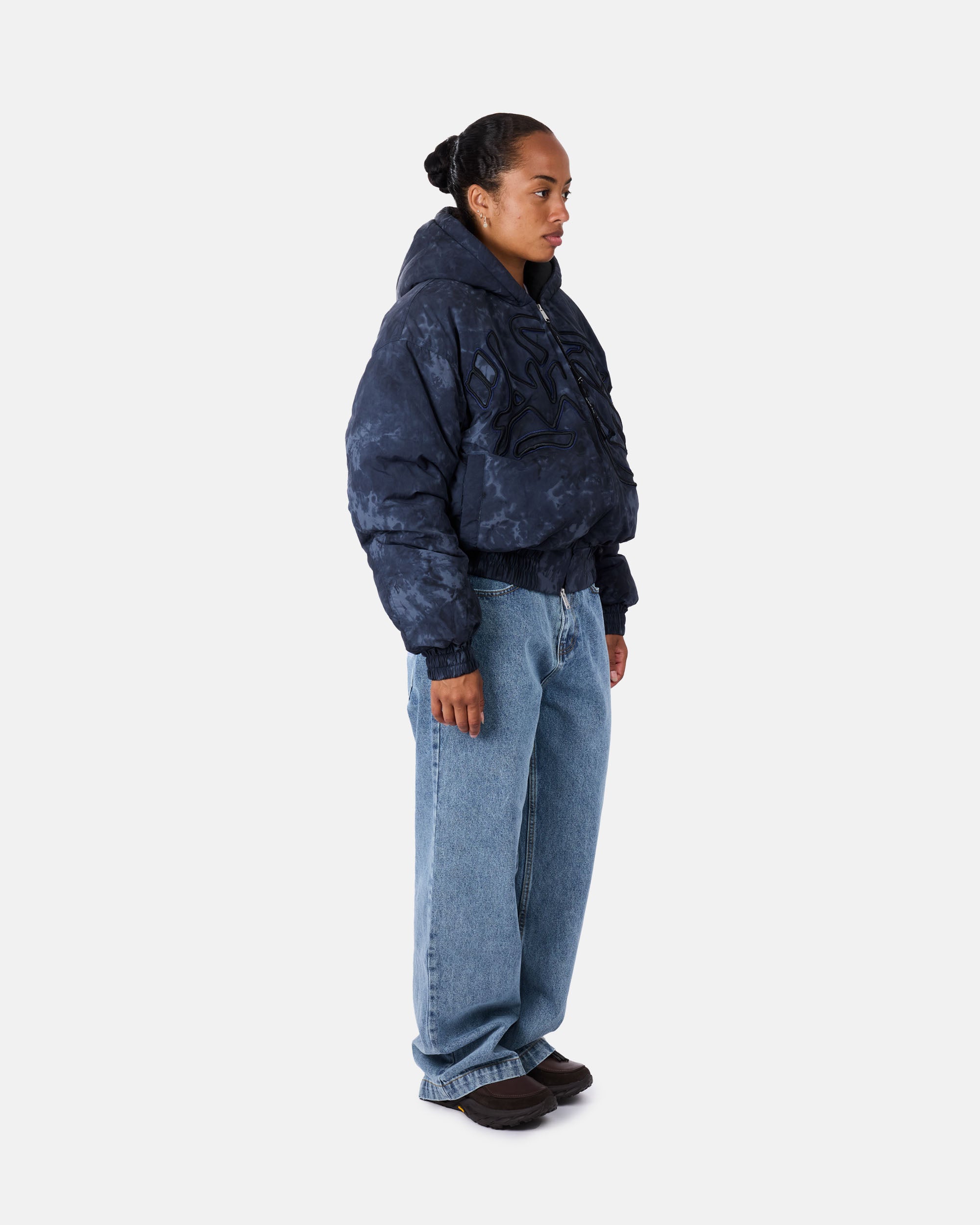 ALIS Hoiy Oversized Bomber Jacket Salty Blue 77-15