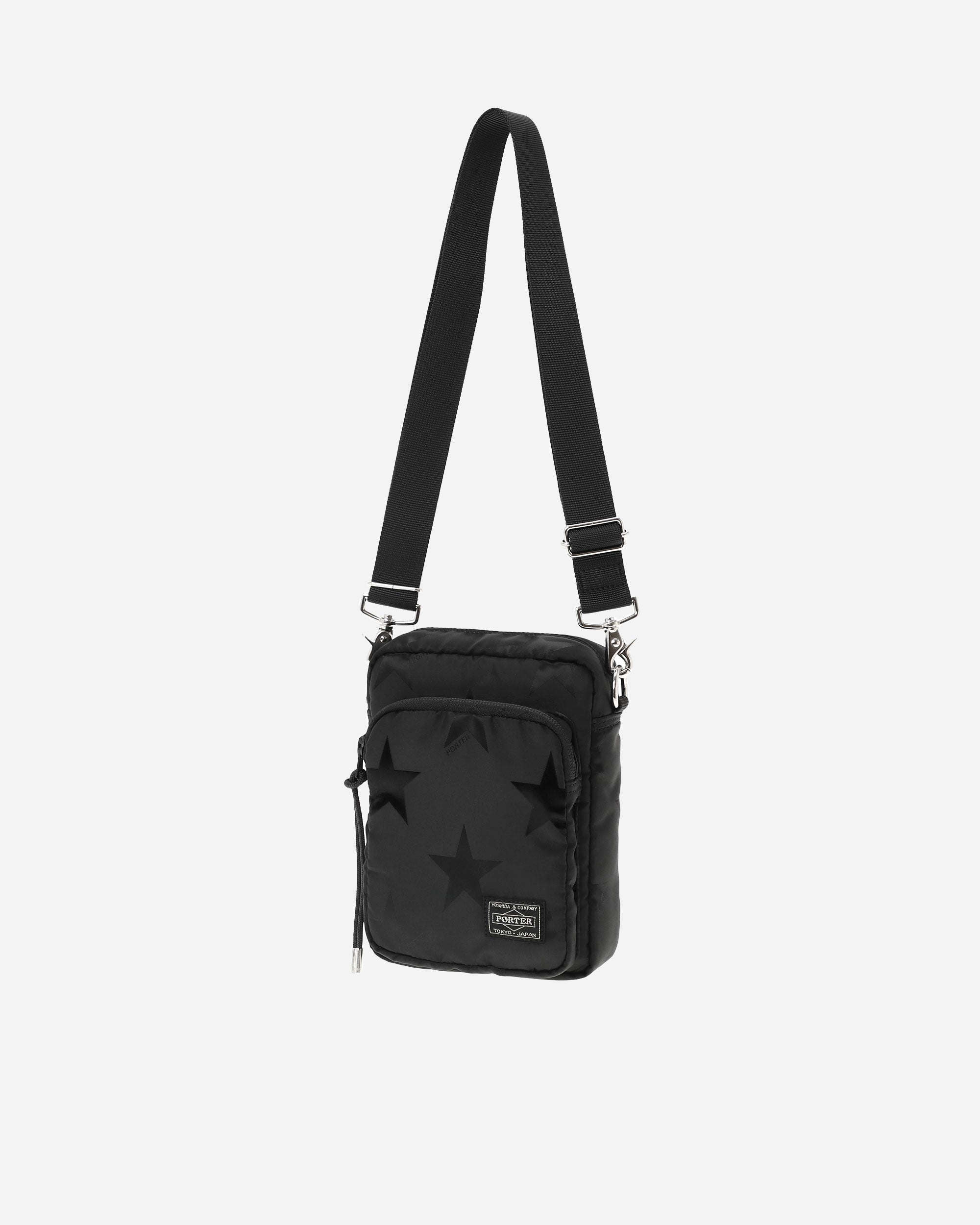 Porter Yoshida & Co. Flag Vertical Shoulder Bag BLACK 867-17100-10