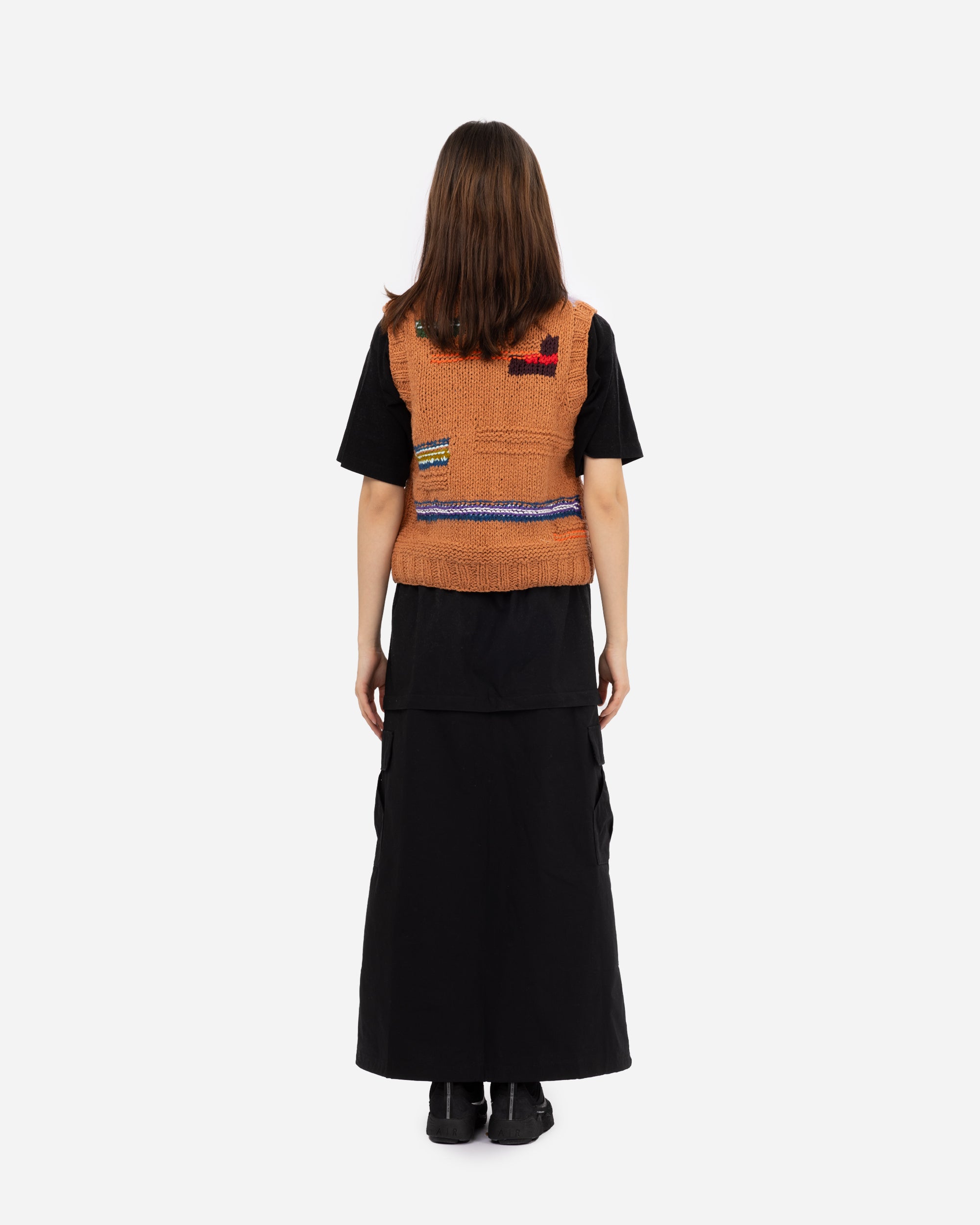 Martine Rose HANDKNIT ZIP VEST MULTI 967YA16800