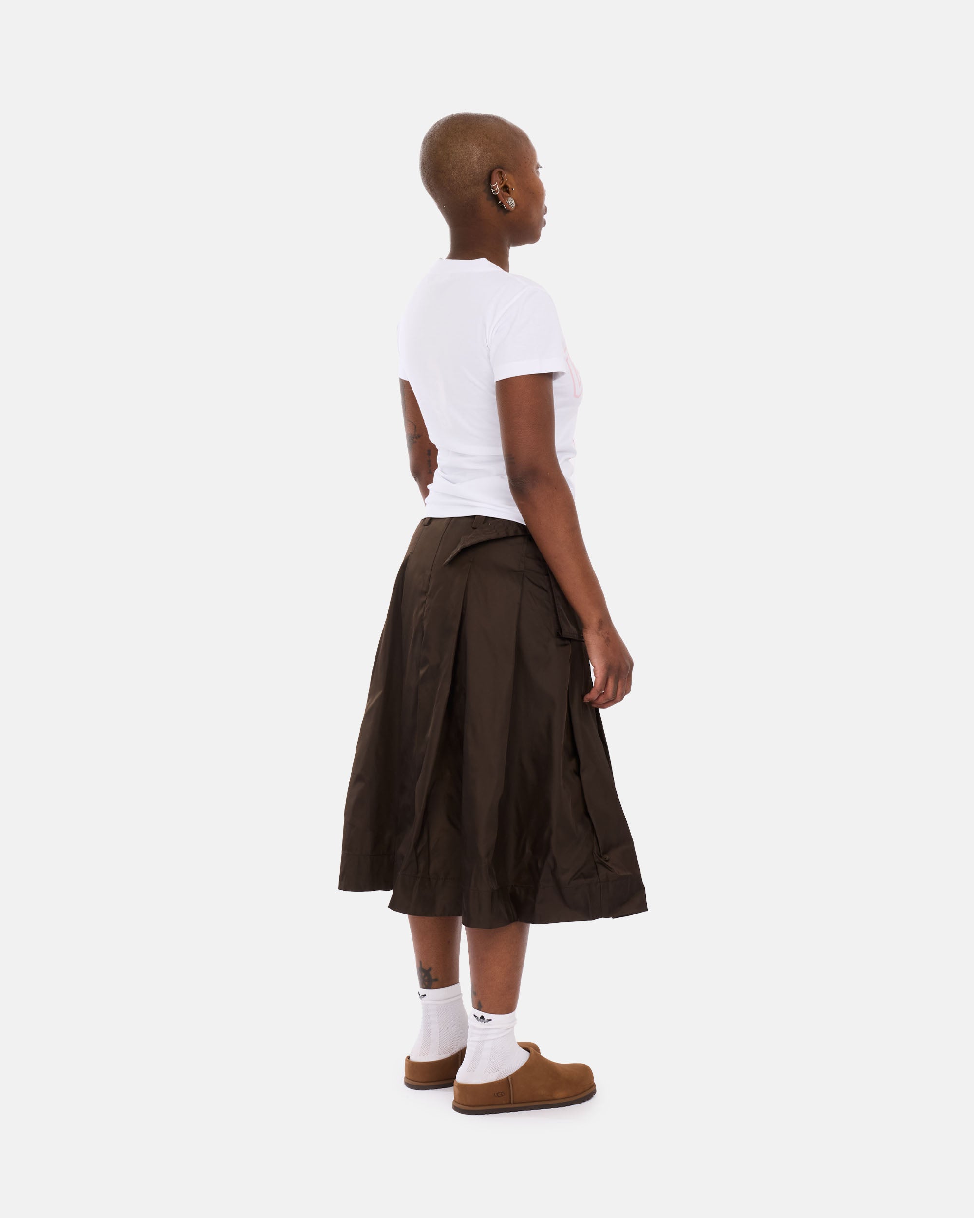 GANNI Baby Fit T-shirt Raspberry Bright White A1050185