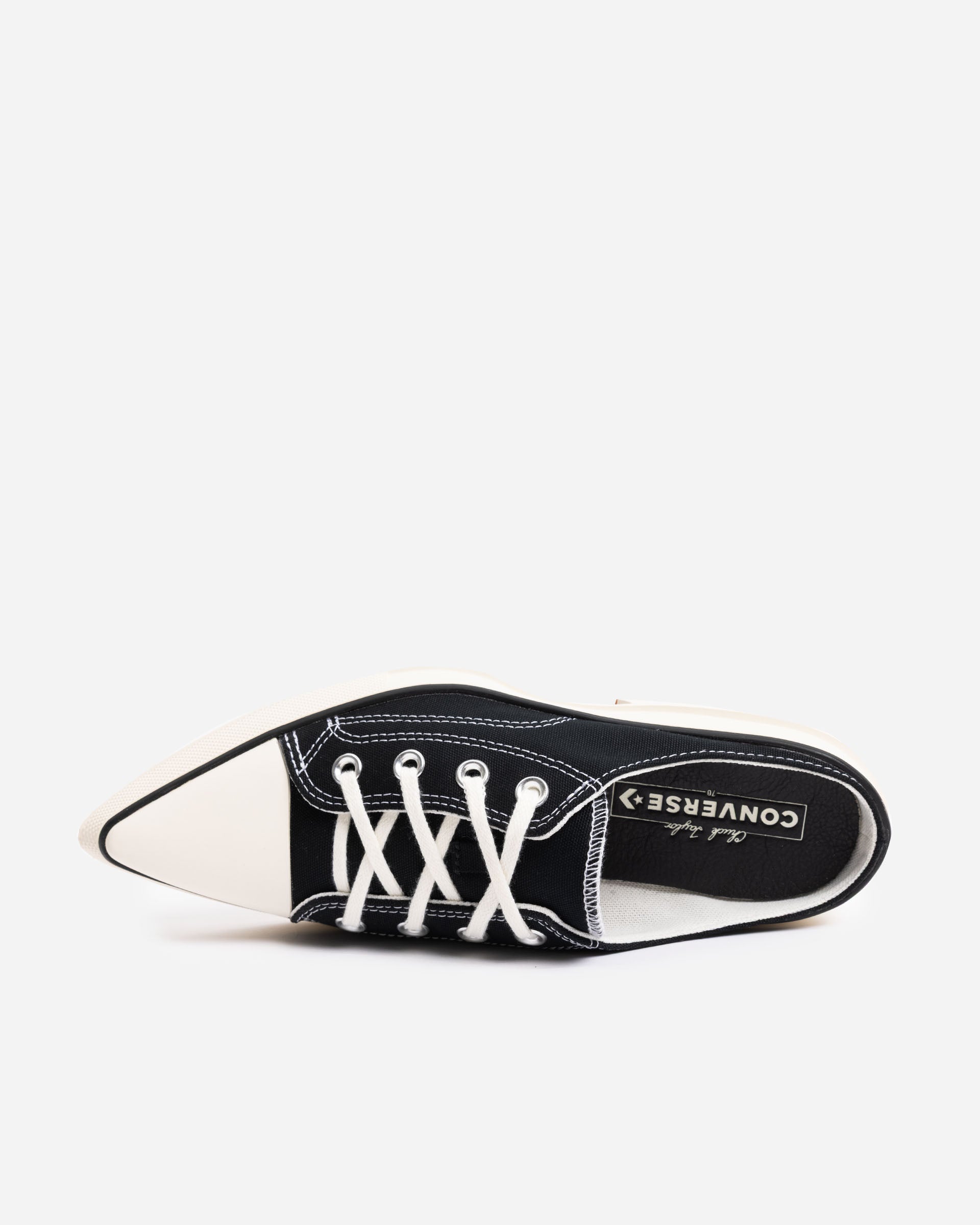 Converse Chuck 70 De Luxe Pointed Mule Black/Egret/White A16060C