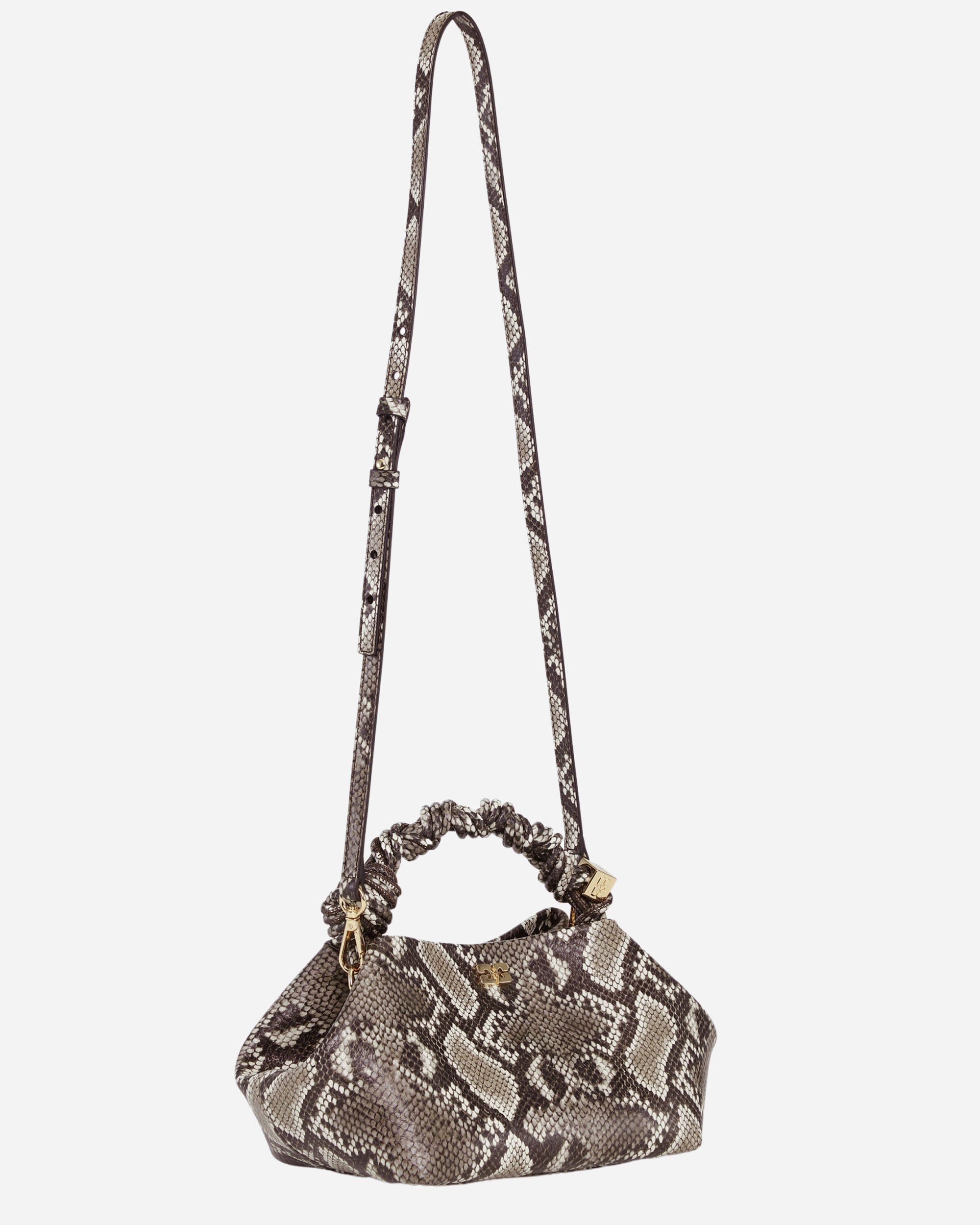 GANNI Ganni Bou Bag Small Snake Egret A6758-135