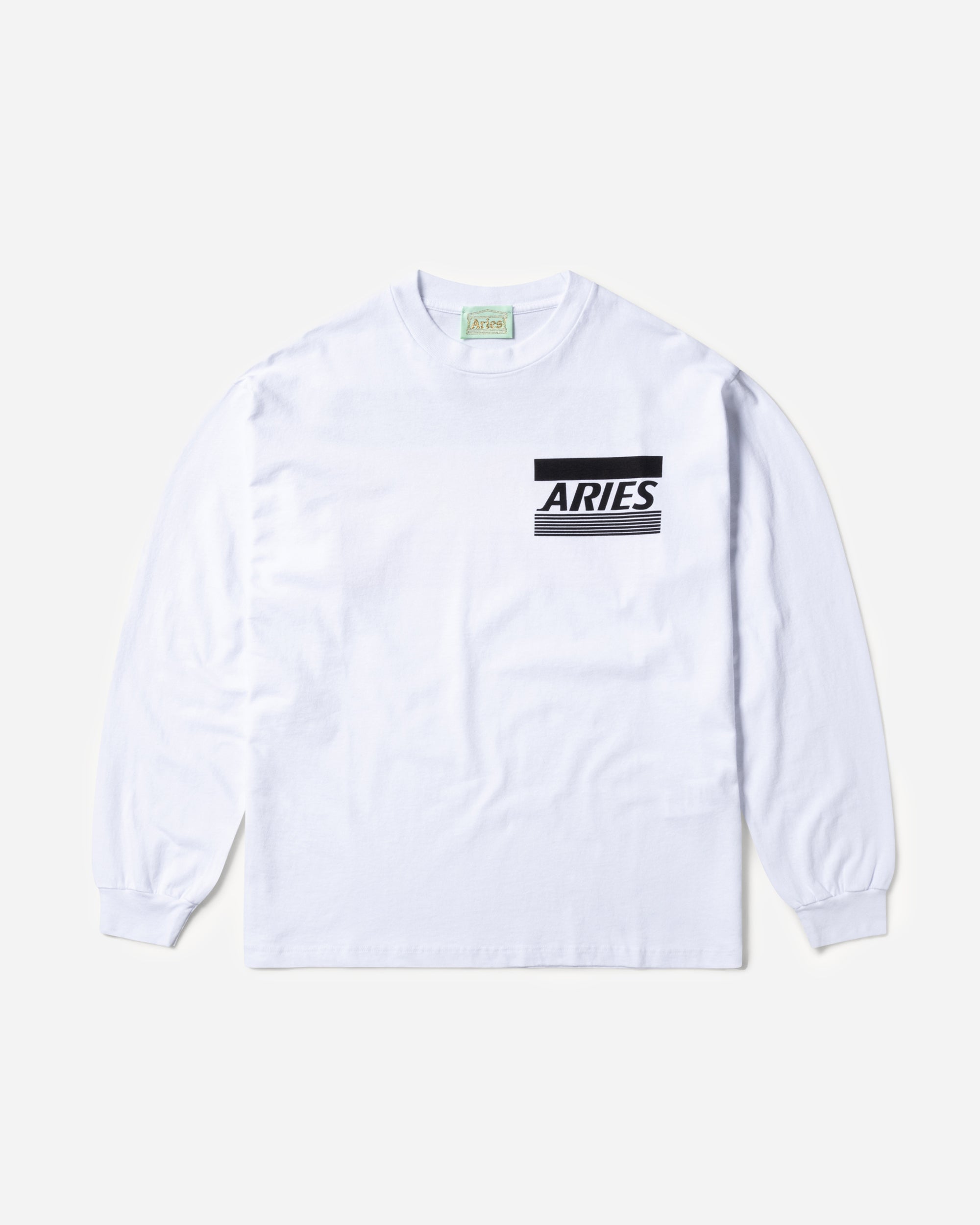 ARIES Credit Card Longsleeve shirt White AR6002102-WHT