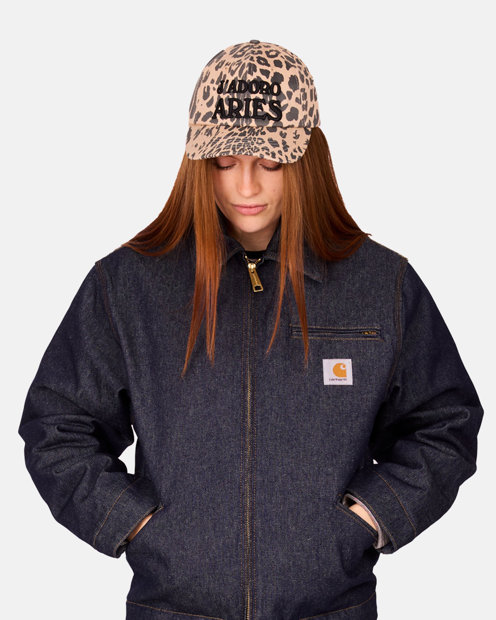ARIES J'Adoro Aries Leopard Cap Beige AR9000604-beige