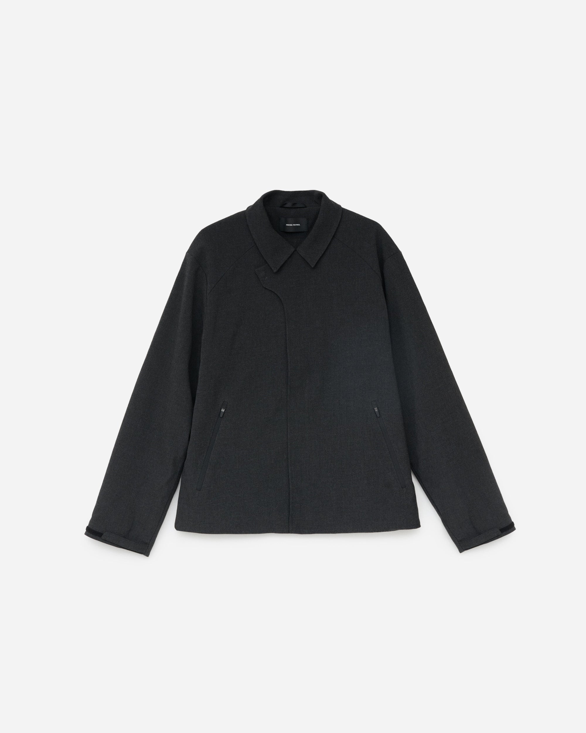 Hiking Patrol Waypoint Texture Jacket Charcoal Black AW25017-Charcoal