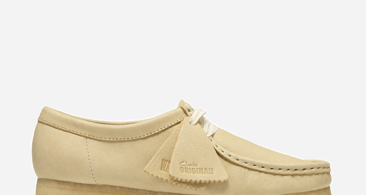 Clarks Originals Wallabee 5362A Pale Yellow Lea CL26185626