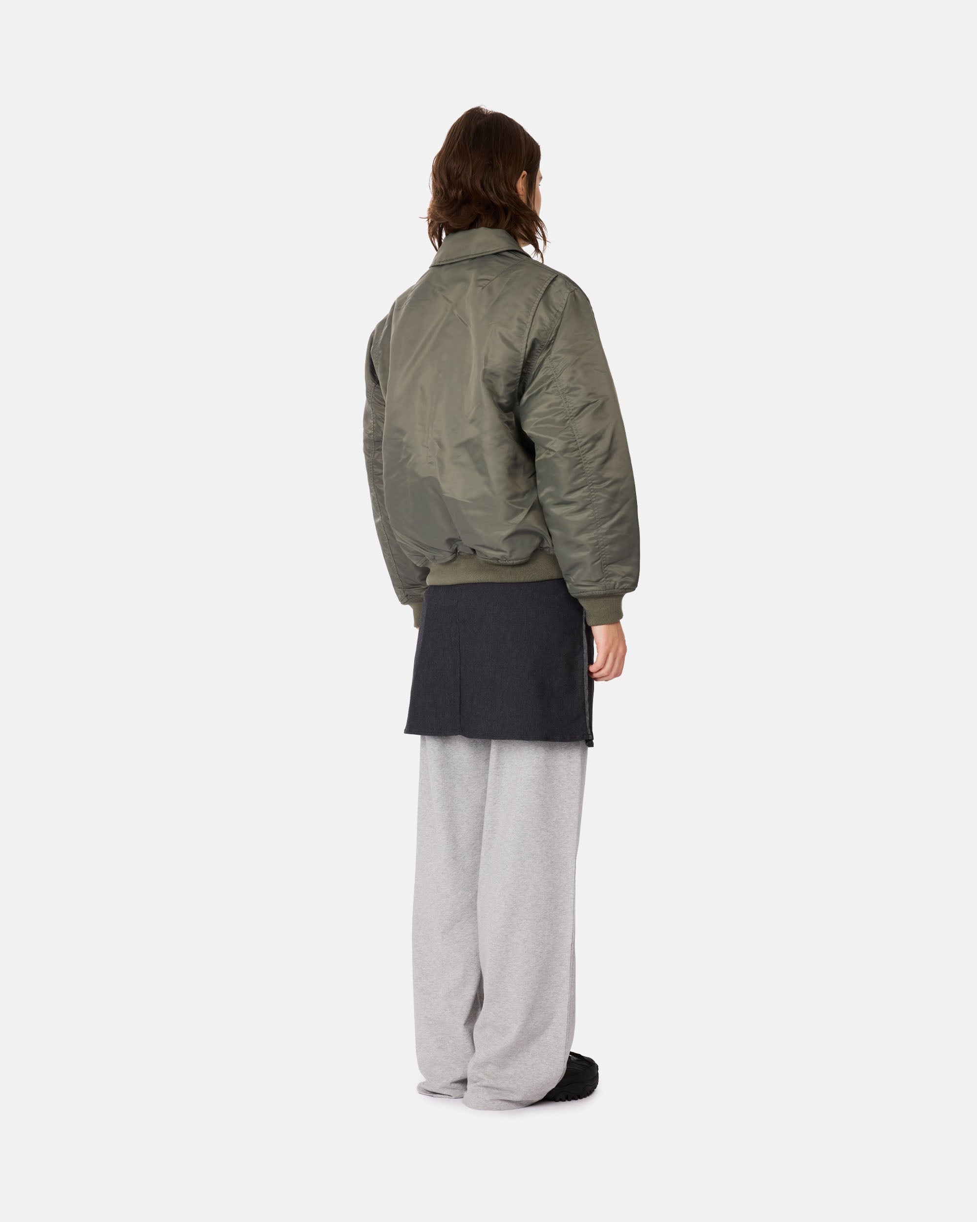 Schott Blouson CWU Fit Loose Sage kaki DANWRS